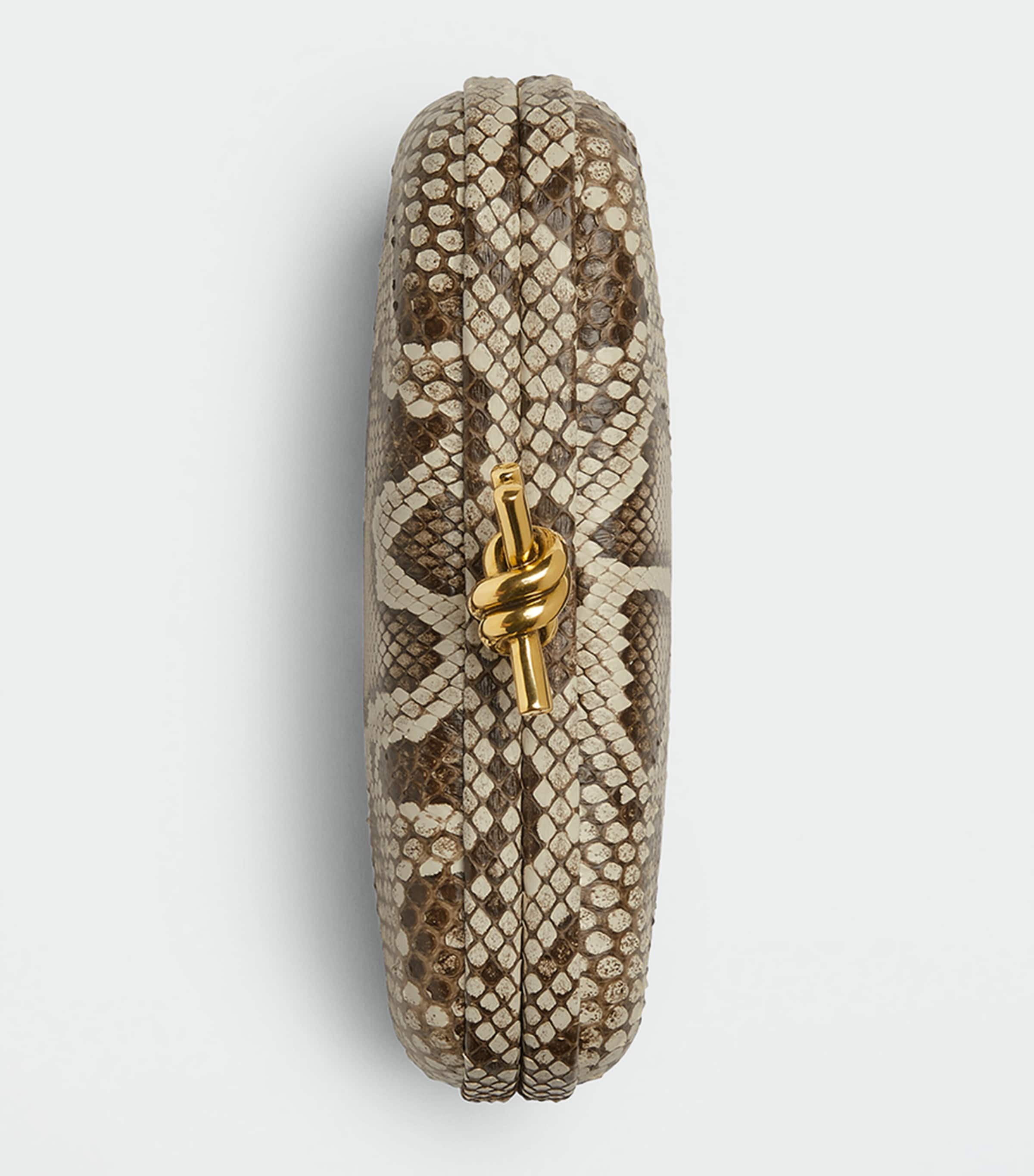 Snakeskin Knot Clutch Bag 8336 Image 3