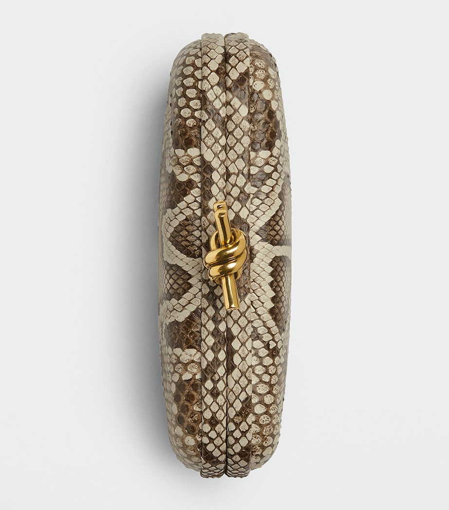 Snakeskin Knot Clutch Bag 8336 Image 3