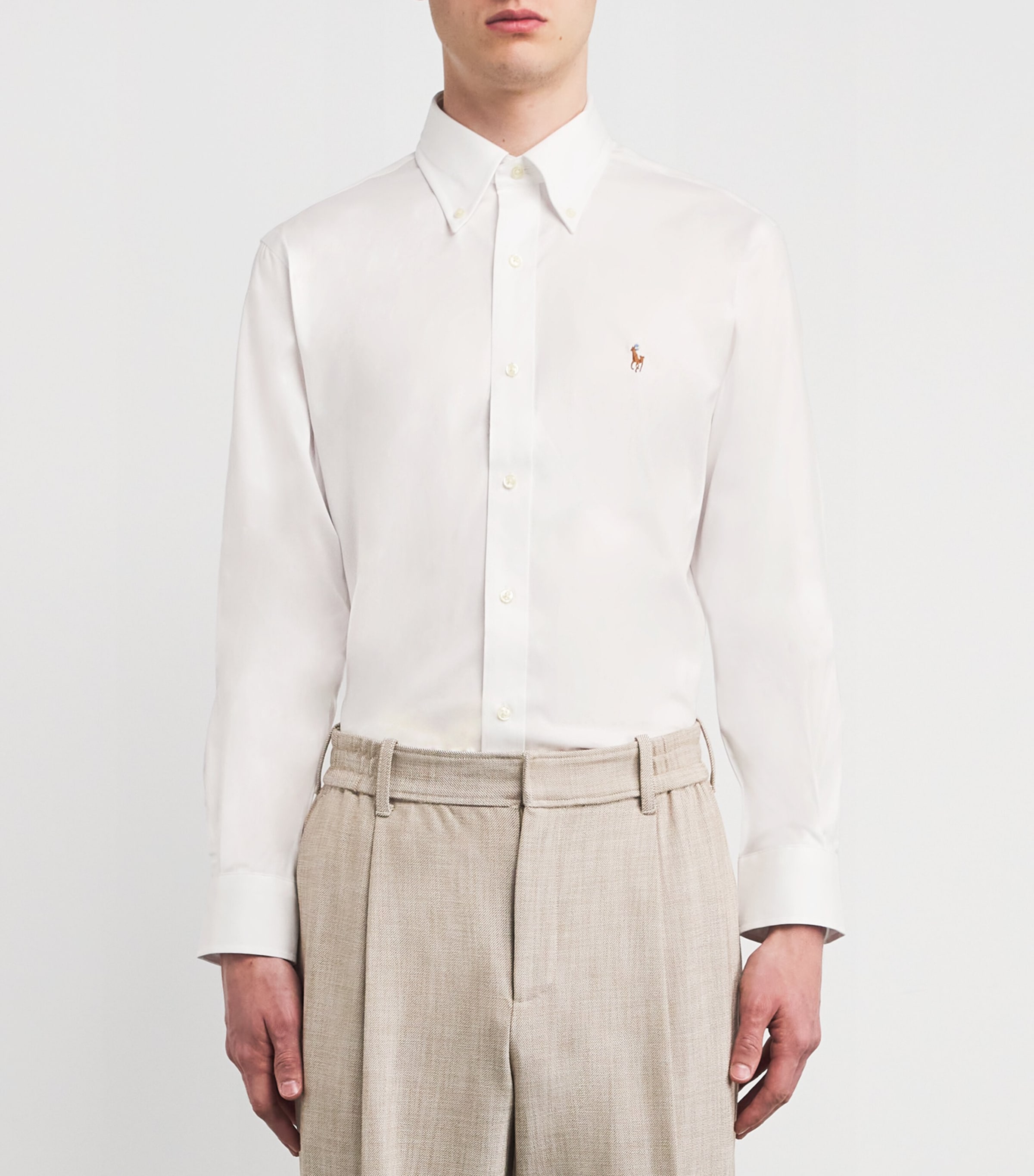 Cotton Poplin Shirt WHITE Image 3