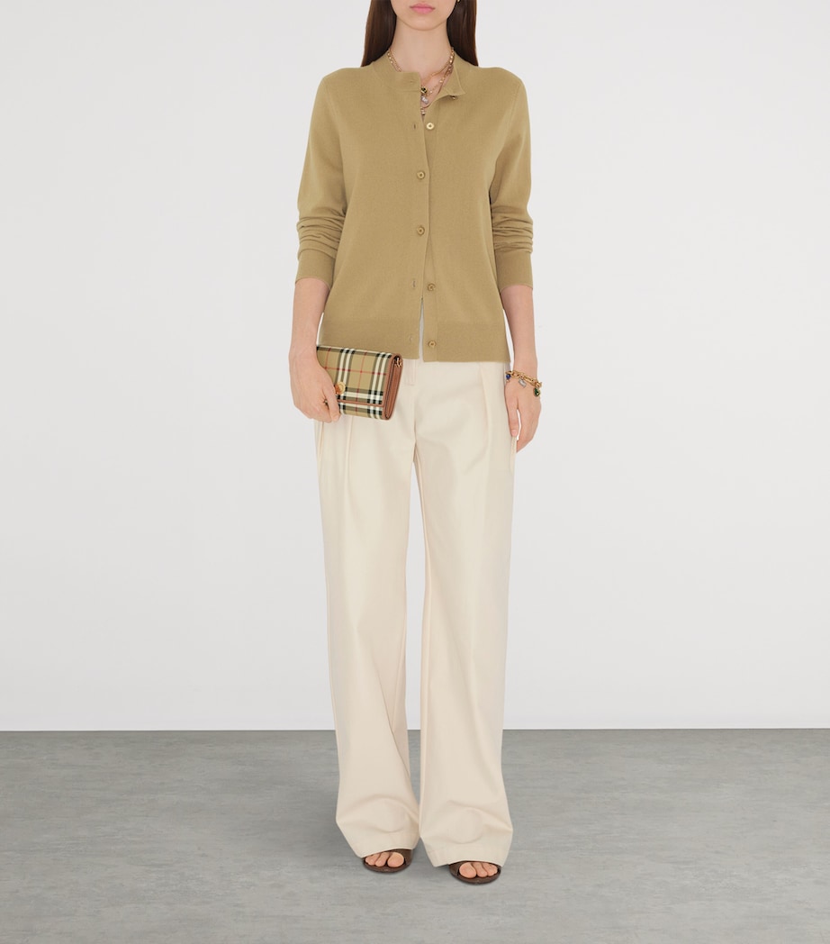 Check Chain Wallet VNTG CHK/BRIAR BROWN Image 2