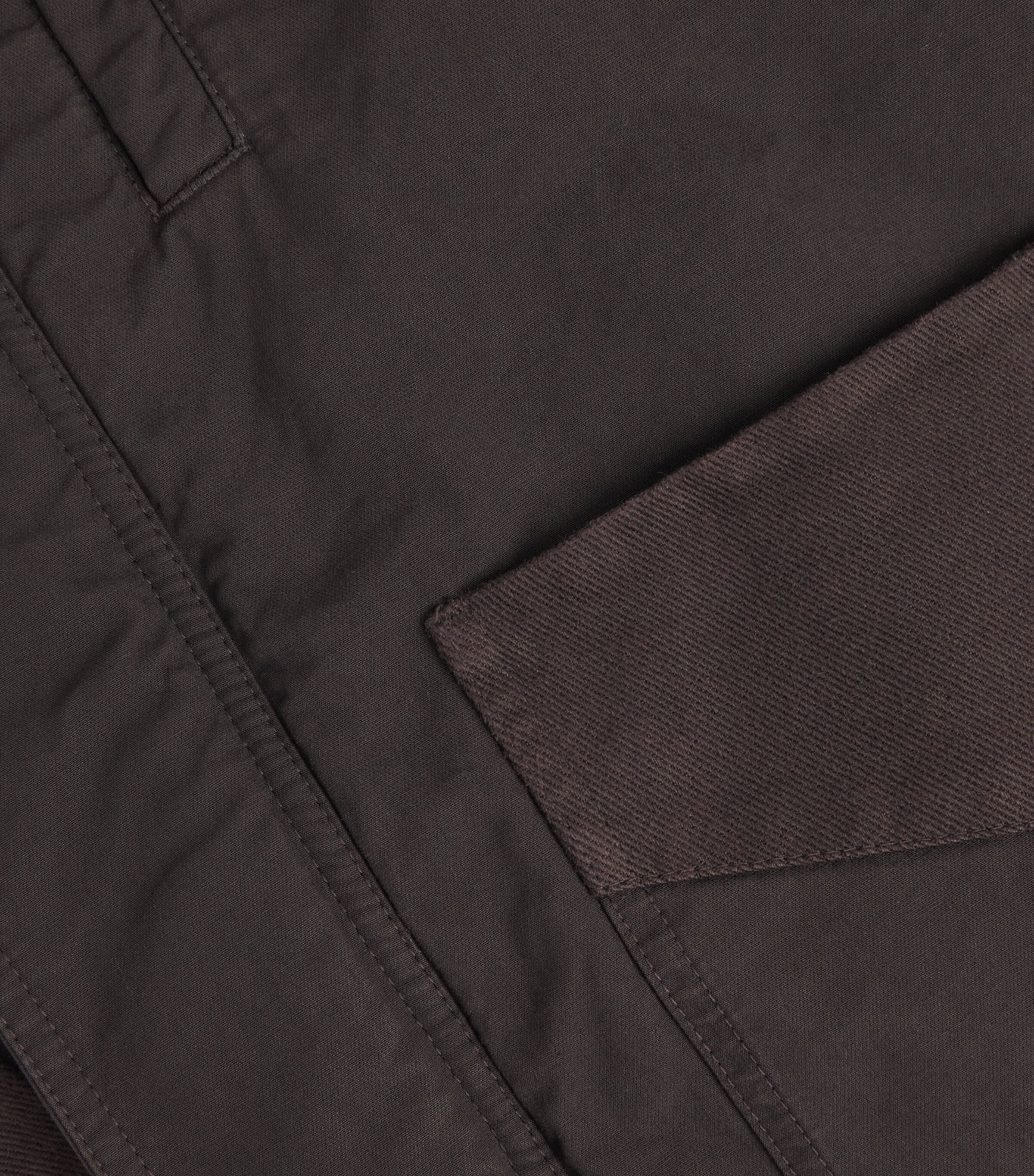 Cotton Overdyed Field Jacket BROWN Image 5
