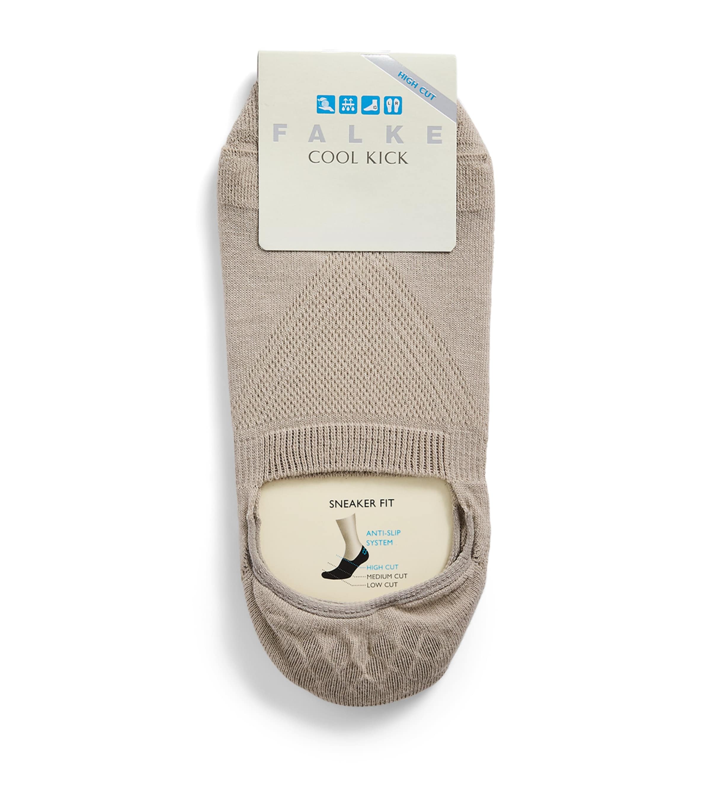 Falke Womens Cool Kick Invisible Socks Towel Image 1