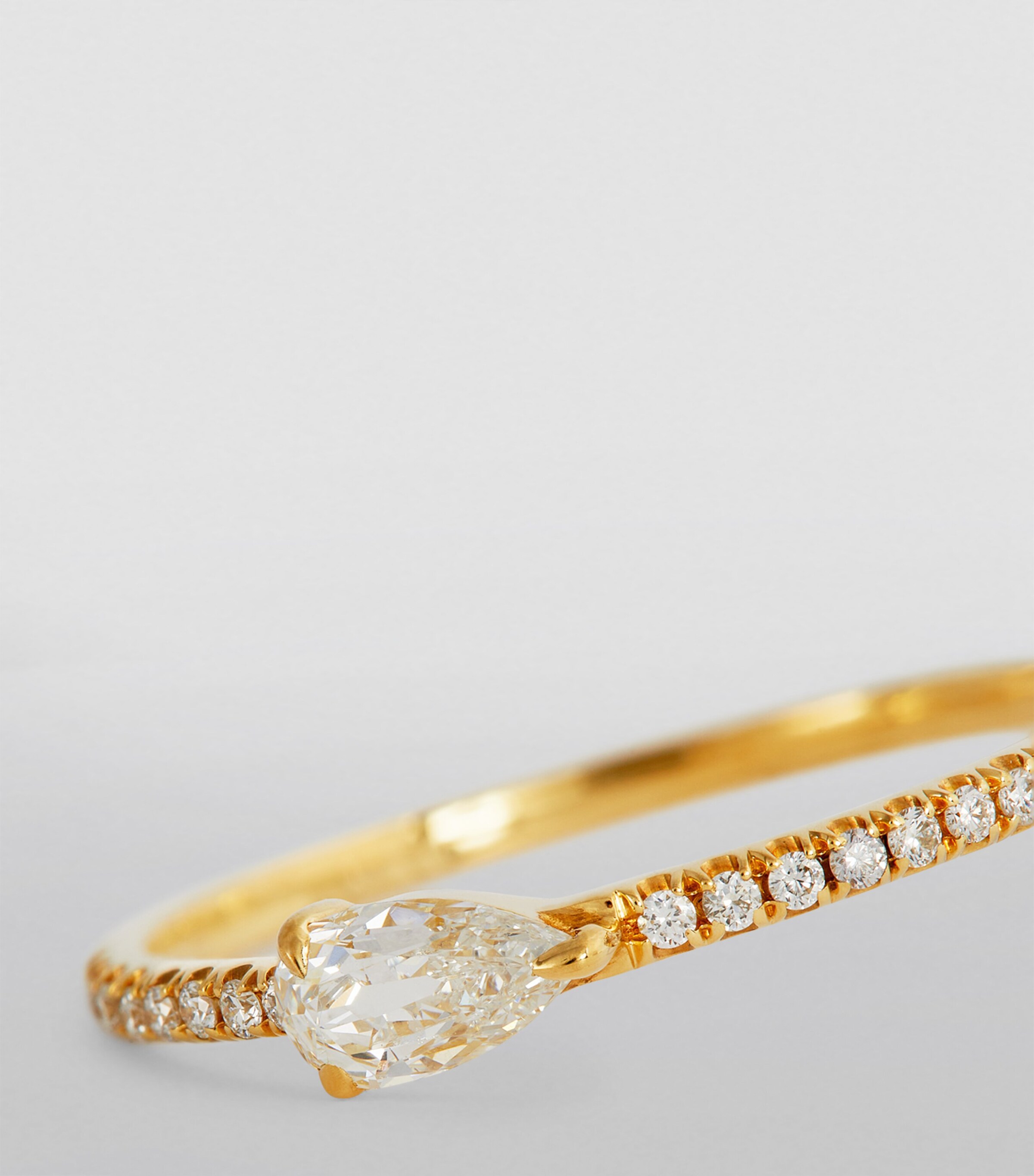 Eva Fehren Yellow Gold and Diamond Boa Ring Yellow Gold Image 5