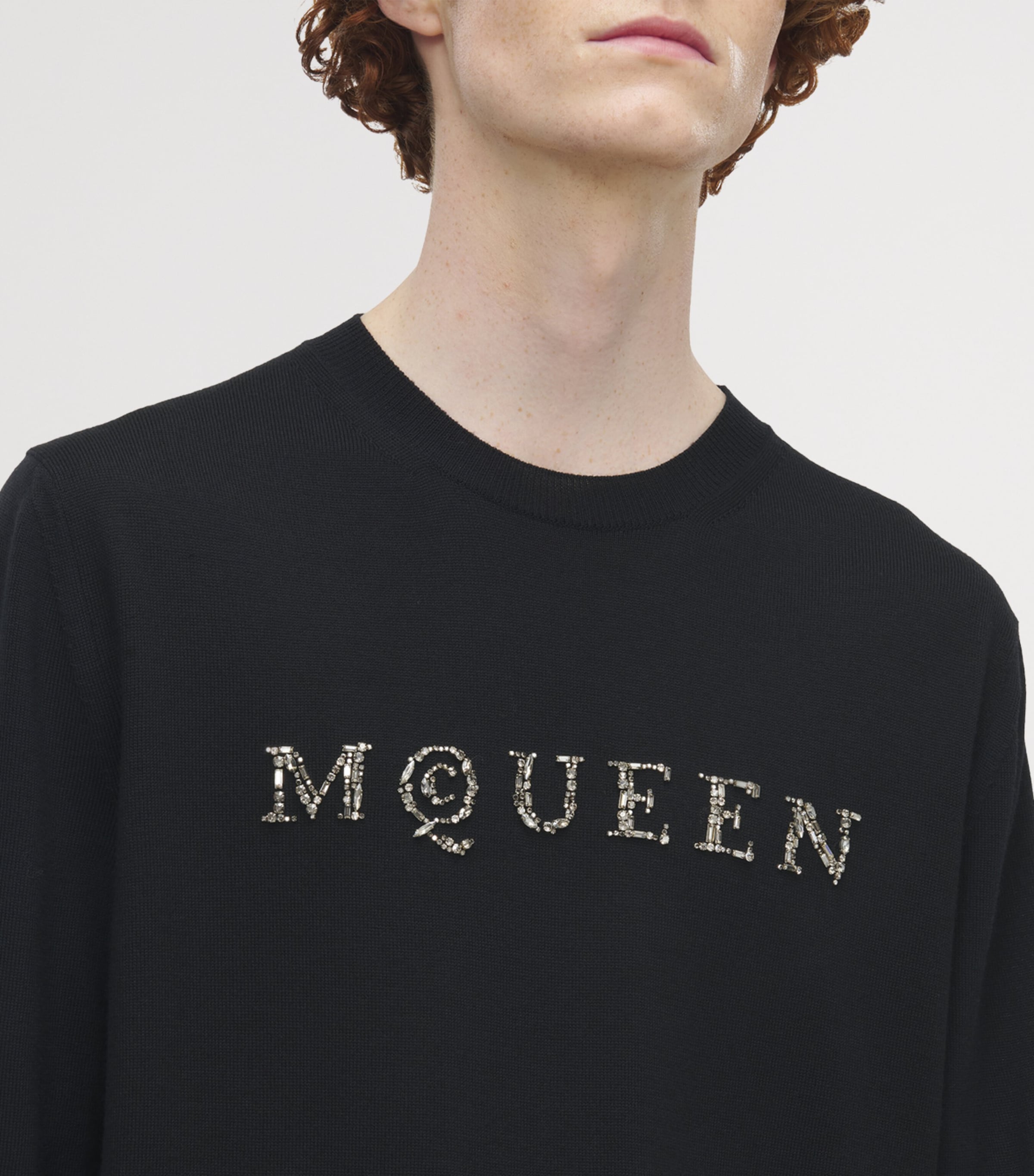 Wool Embellished Logo Sweater 1011 Image 6