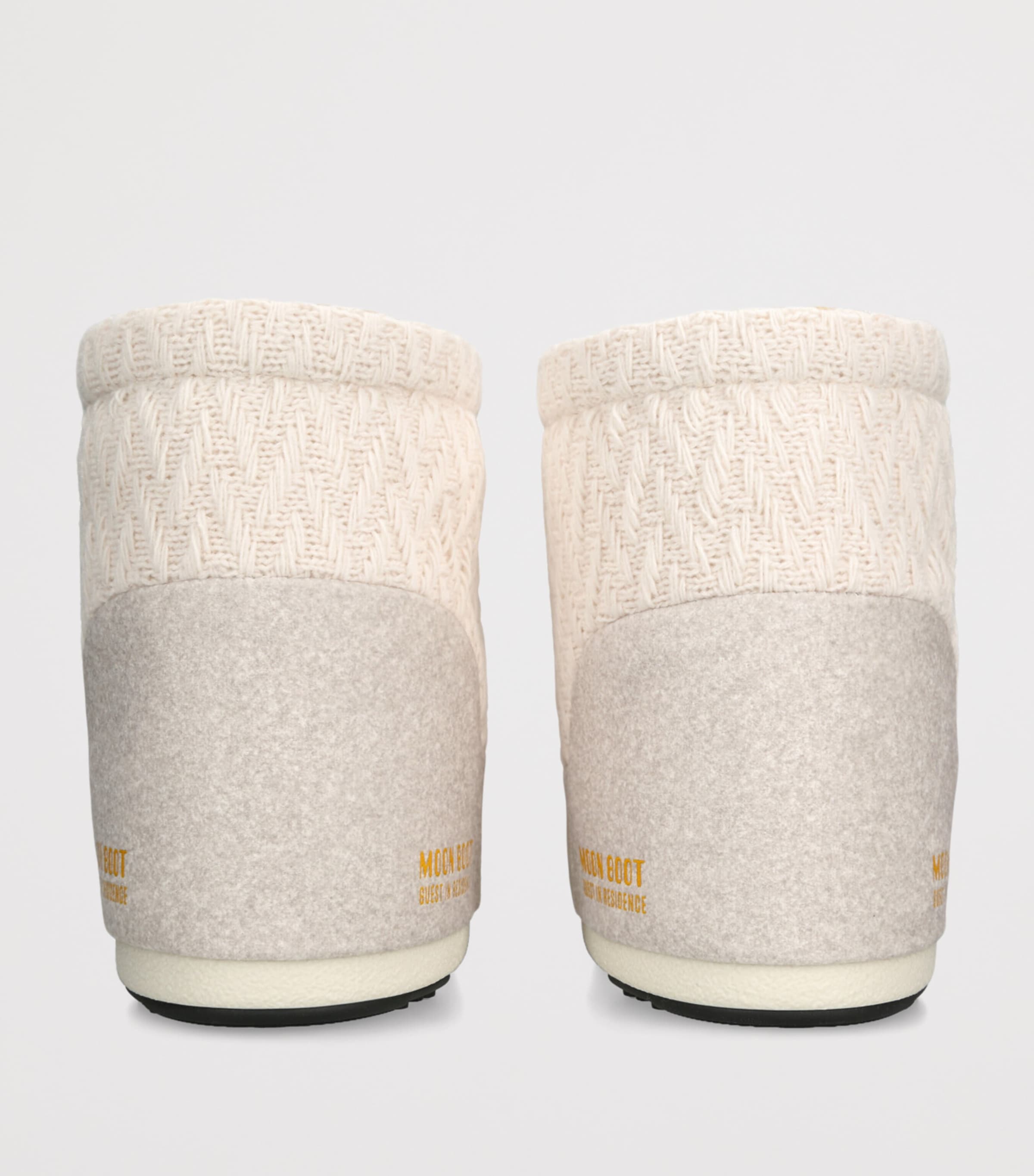 x Guest In Residence Knitted Icon Low Boots WHITE Image 2