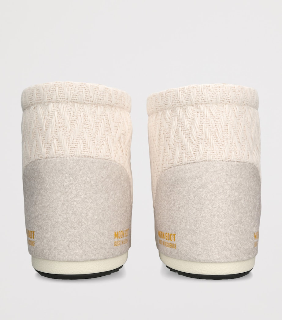 x Guest In Residence Knitted Icon Low Boots WHITE Image 2