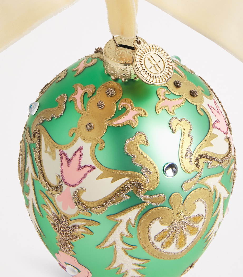 Harrods Glass Embellished Hanging Egg Image 3
