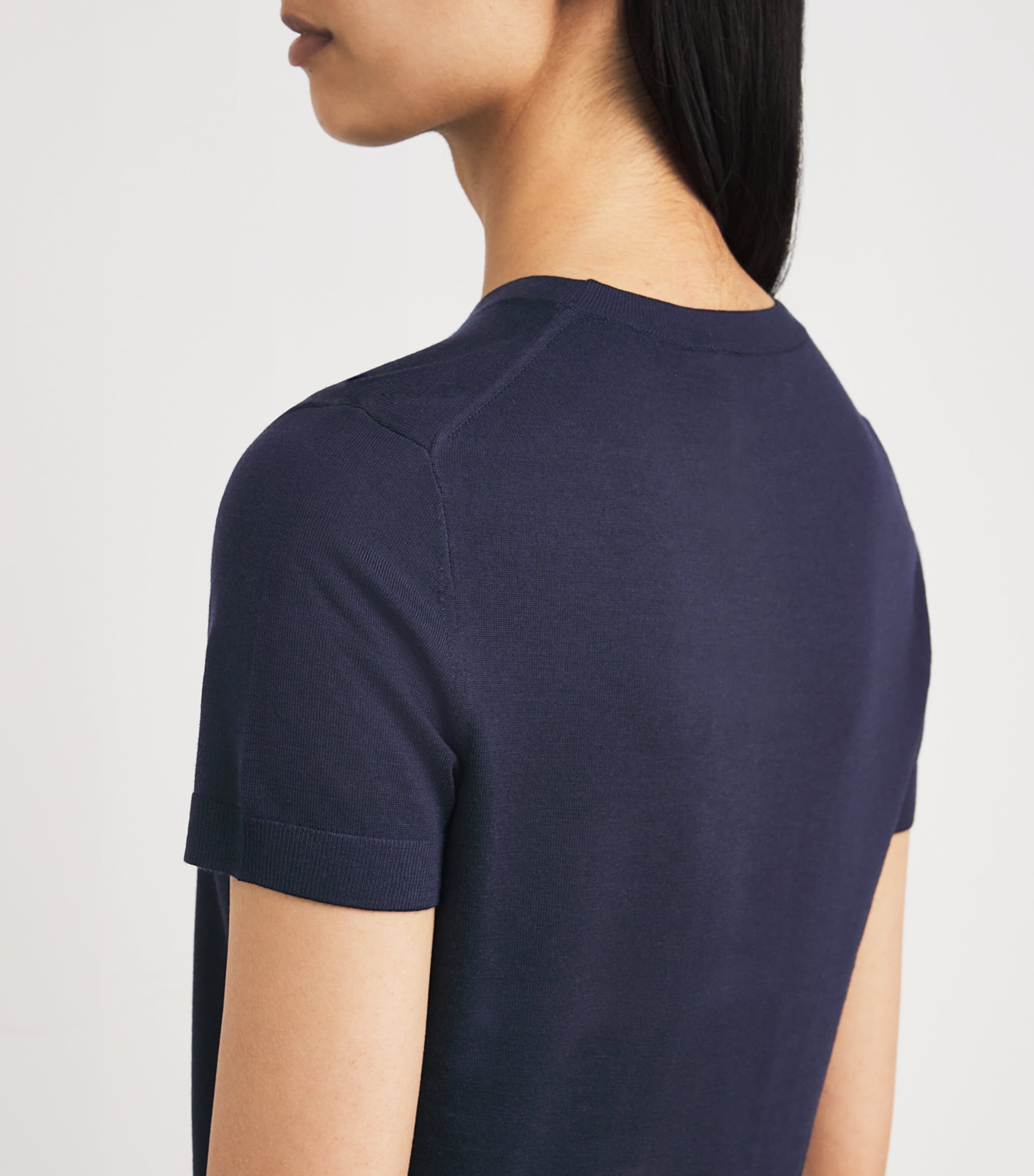 Regal Wool Sweater T-Shirt DEEP NAVY - G8E Image 6