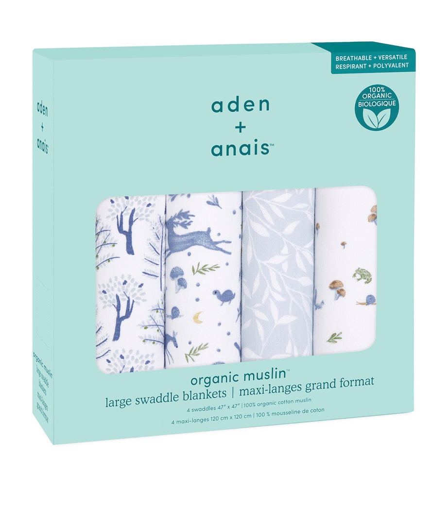 aden + anais Outdoor Swaddles (Set of 4) Outdoors Image 3