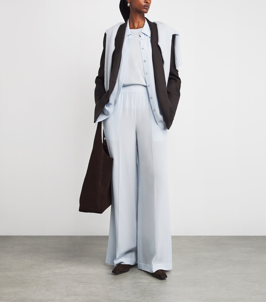 Cotton-Silk Tank Top OXFORD BLUE Image 2