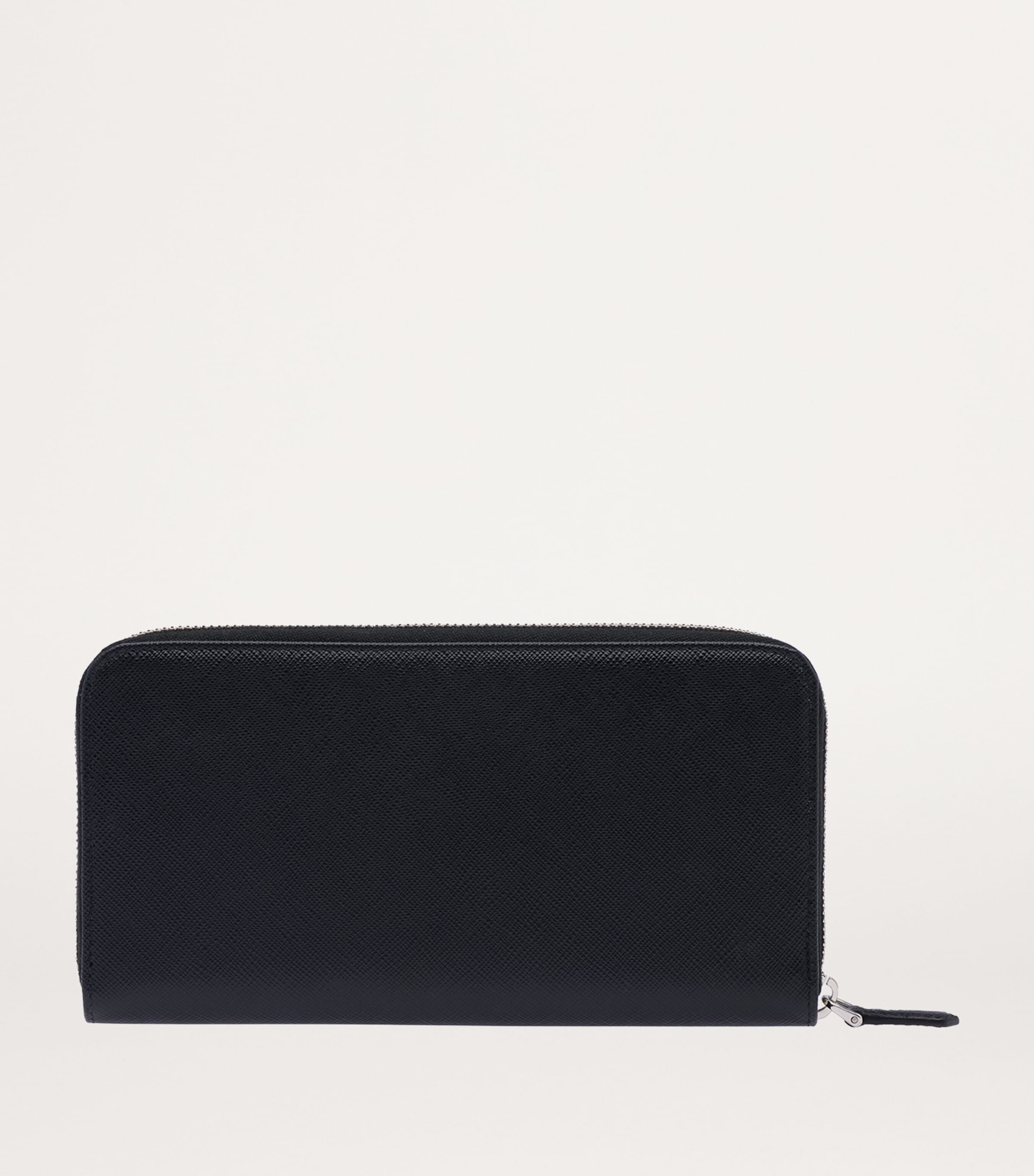 Large Saffiano Leather Zipped Wallet F0632 Image 3