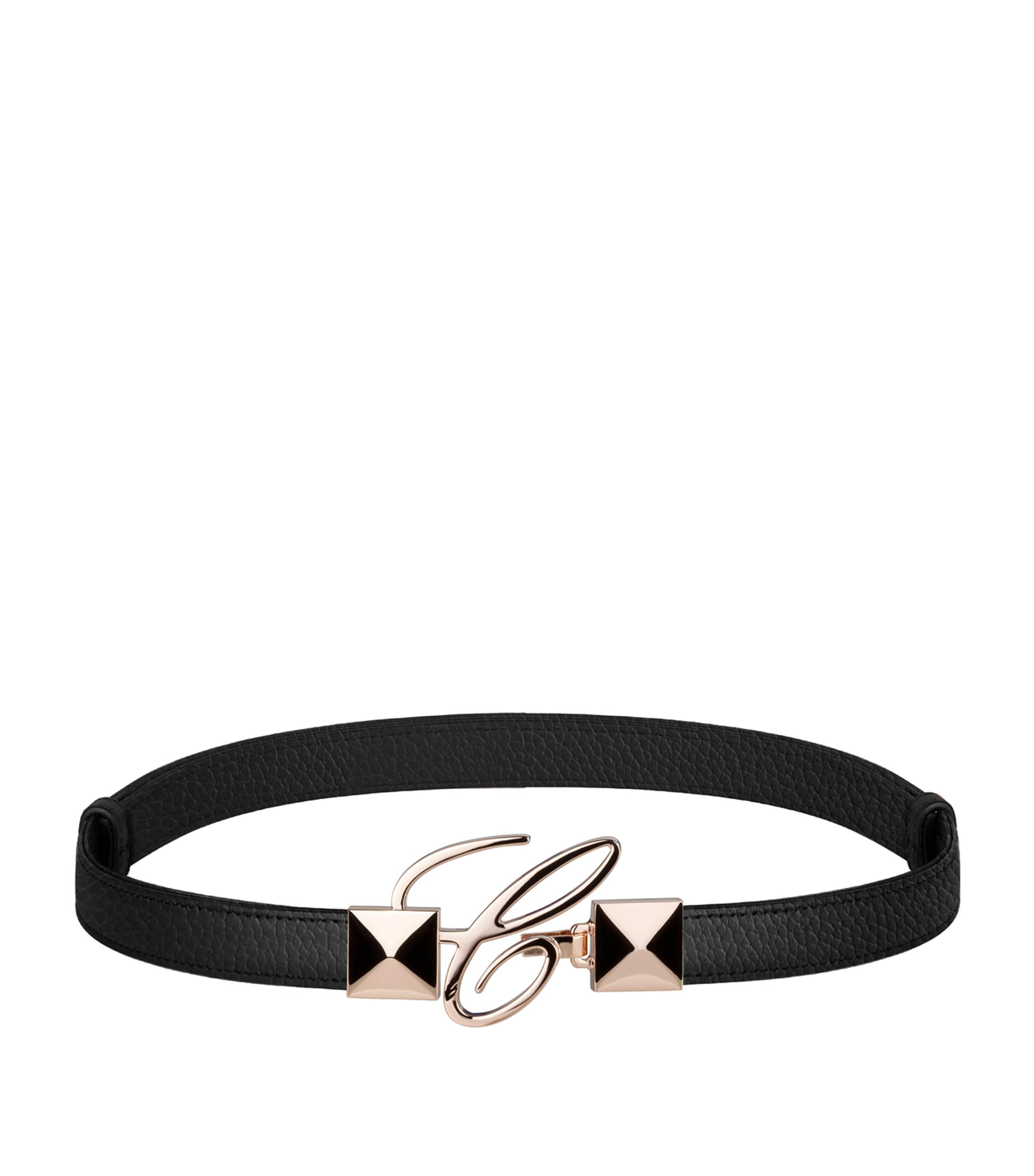 CHOPARD LEATHER C SIGNATURE BELT