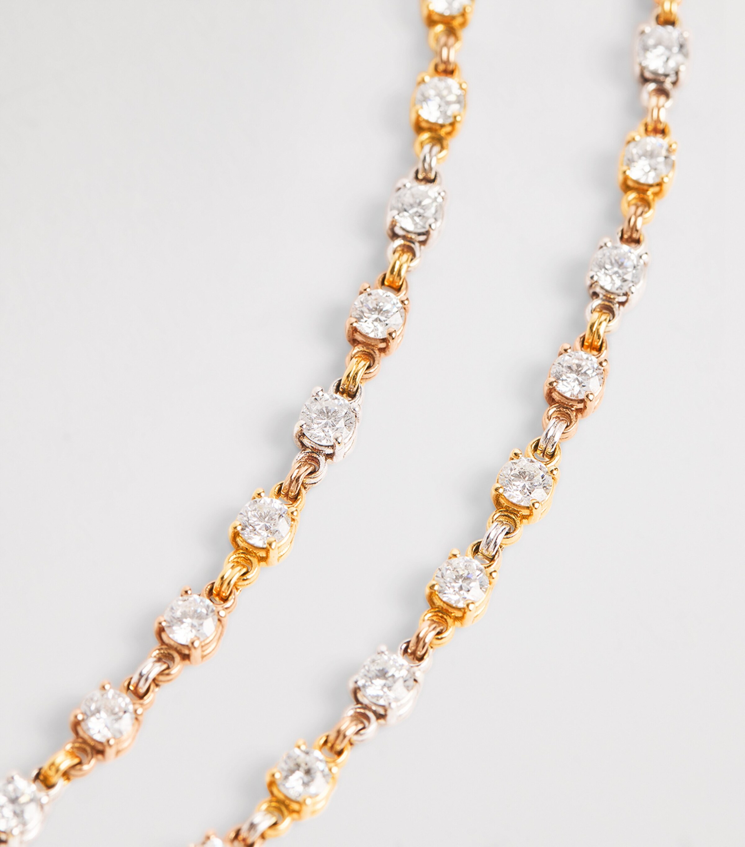 Spinelli Kilcollin Mixed Gold and Diamond Aysa Necklace Mixed Gold Image 3