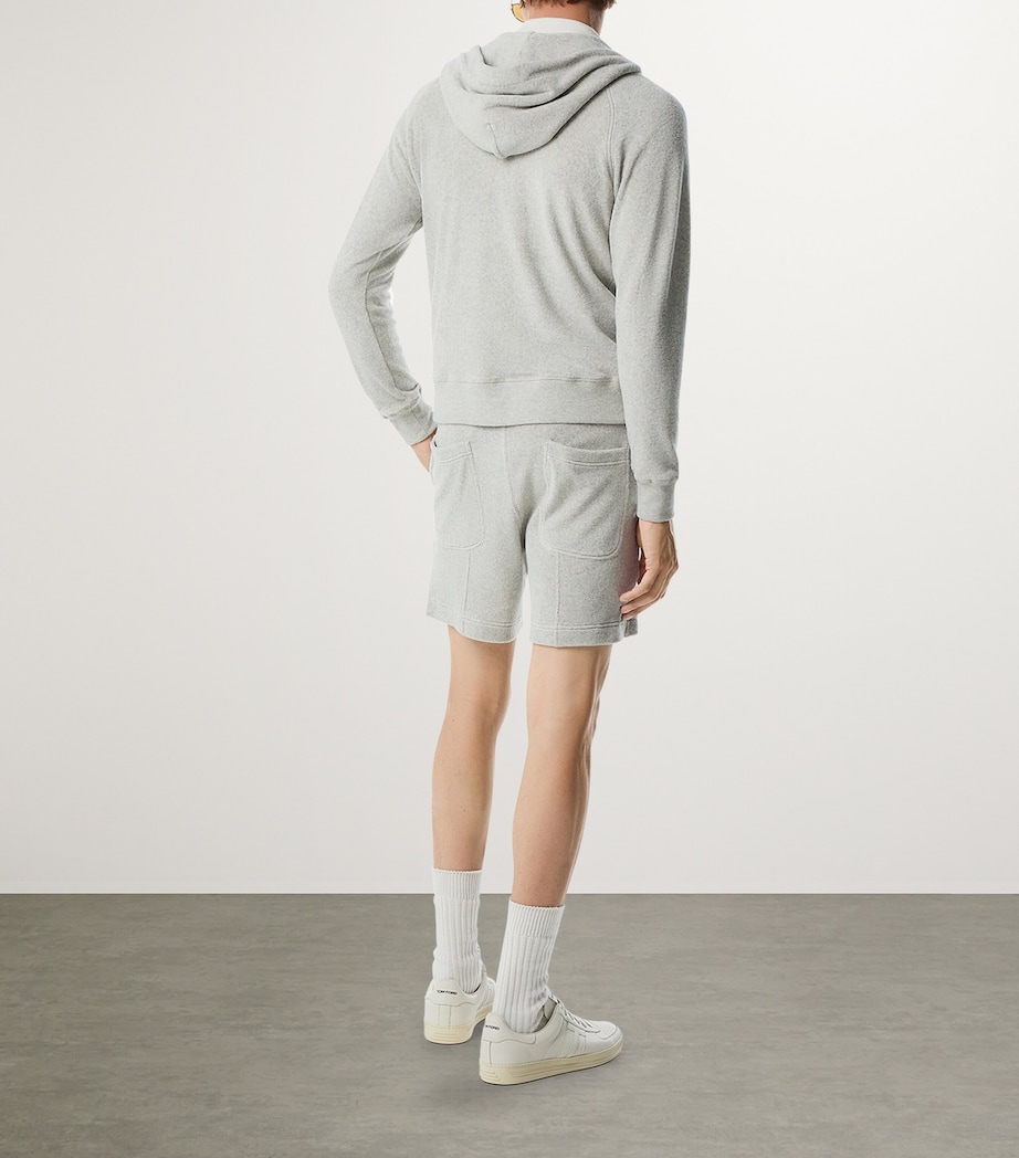 Towelling Zip-Up Hoodie IG030 Image 3