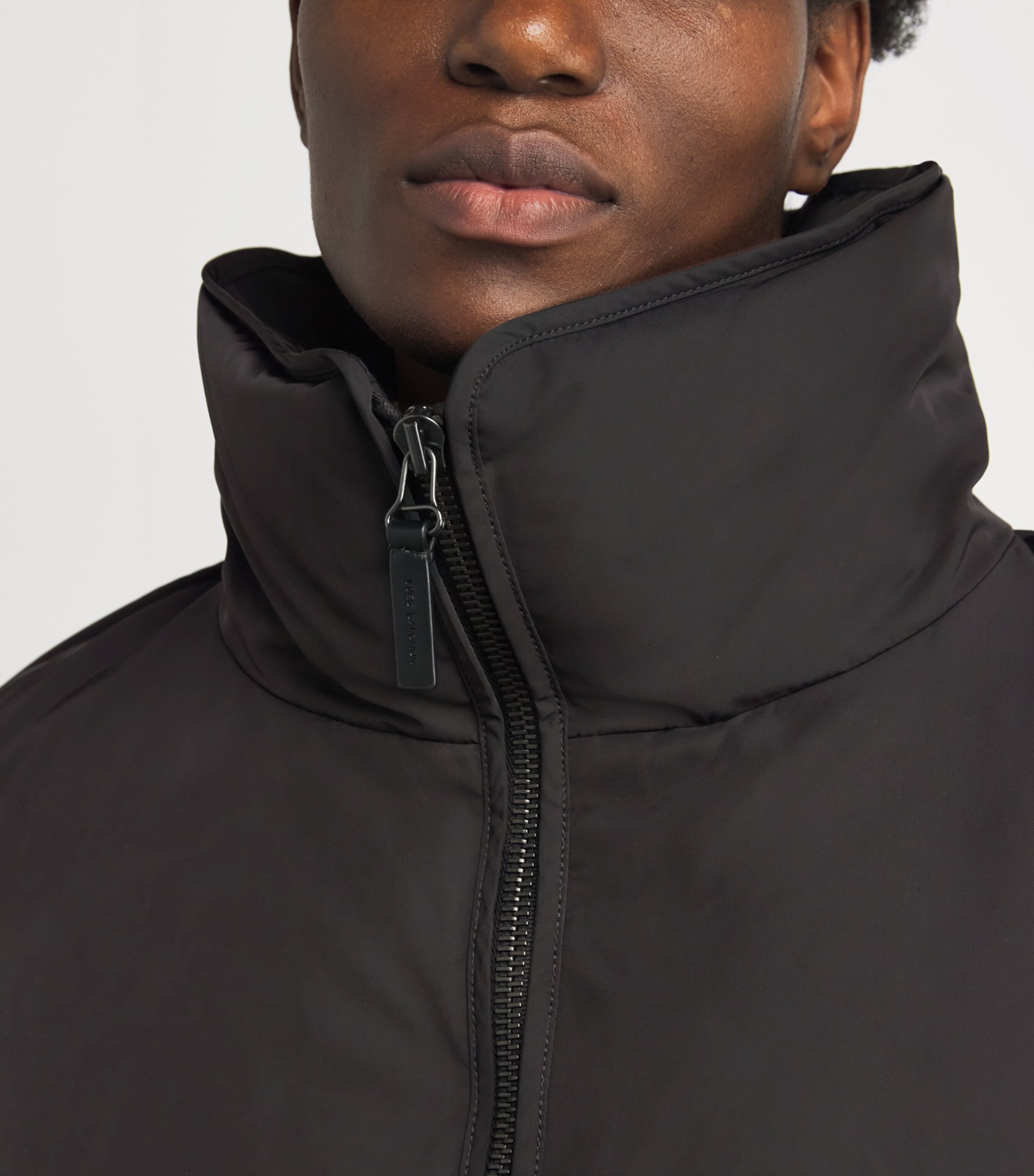 Down-Mink Technical Puffer Jacket (55cm) B1163 Image 6