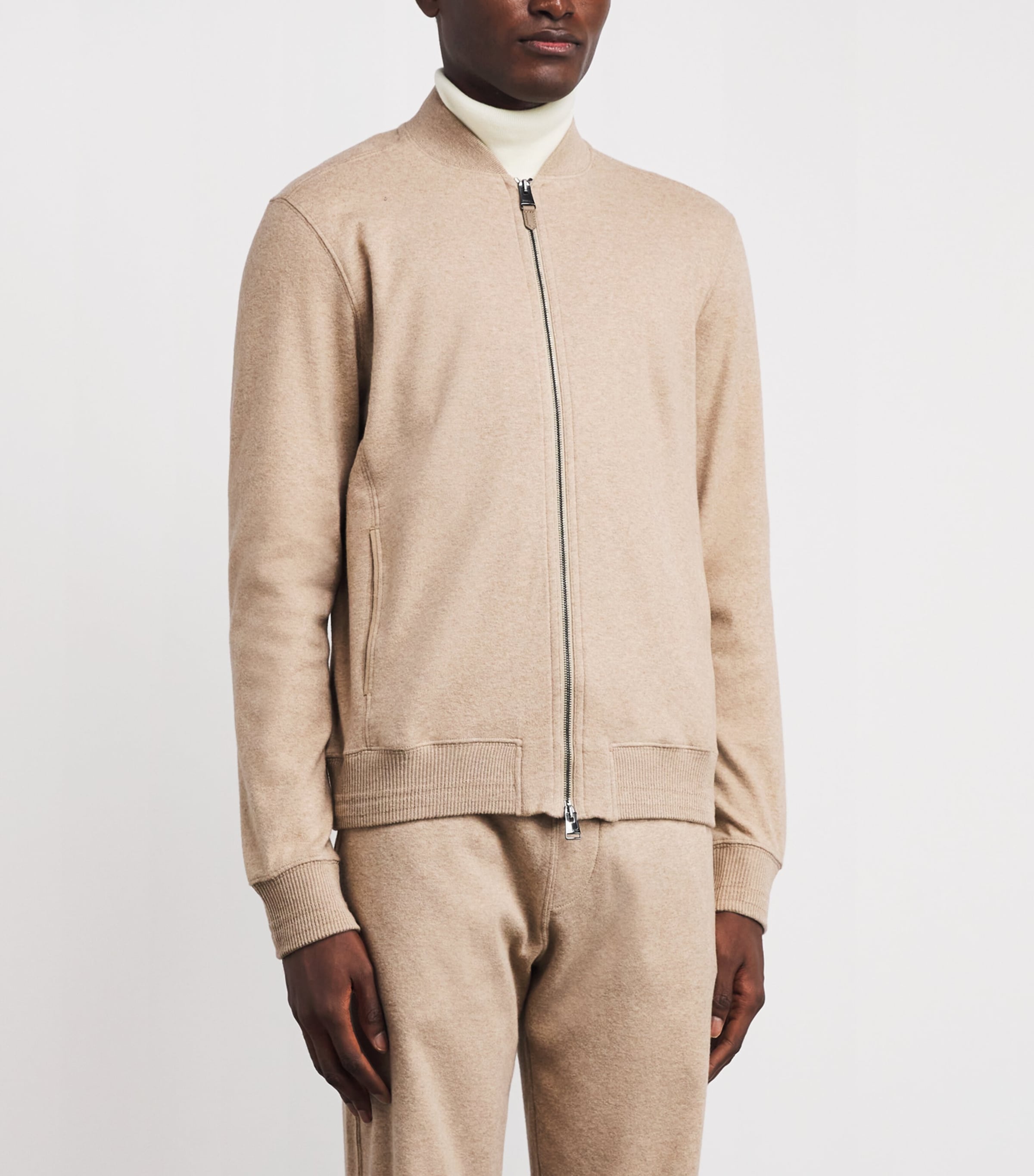 Cotton-Cashmere Bomber Jacket 705 Image 3