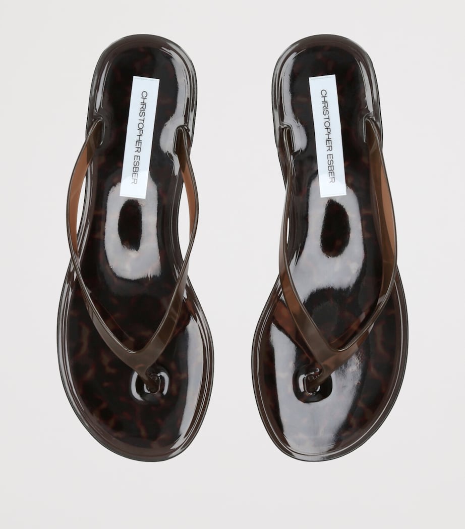 Jo Flip Flops BROWN/OTH Image 4