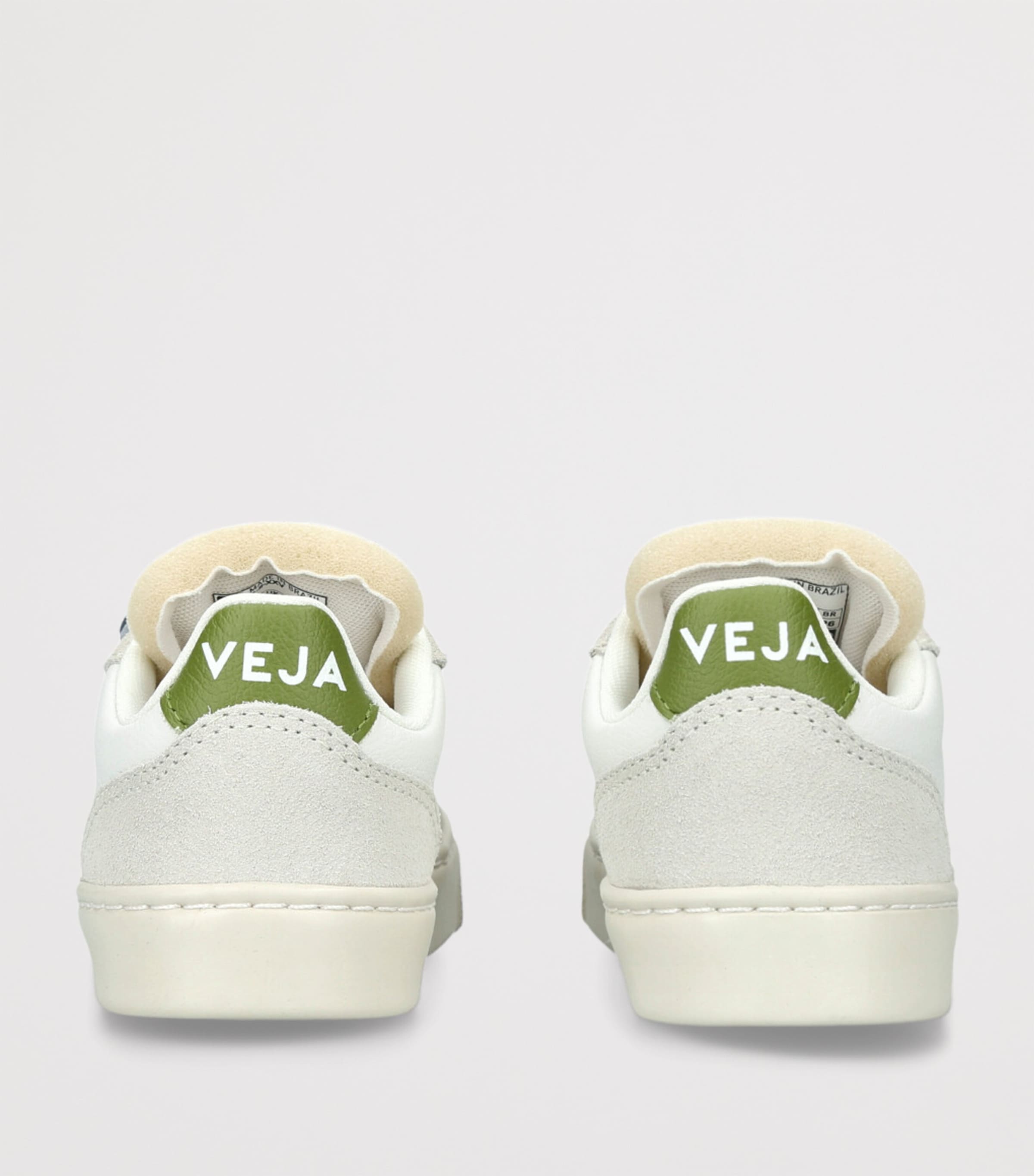 Leather V-90 Sneakers GREEN COMB Image 2