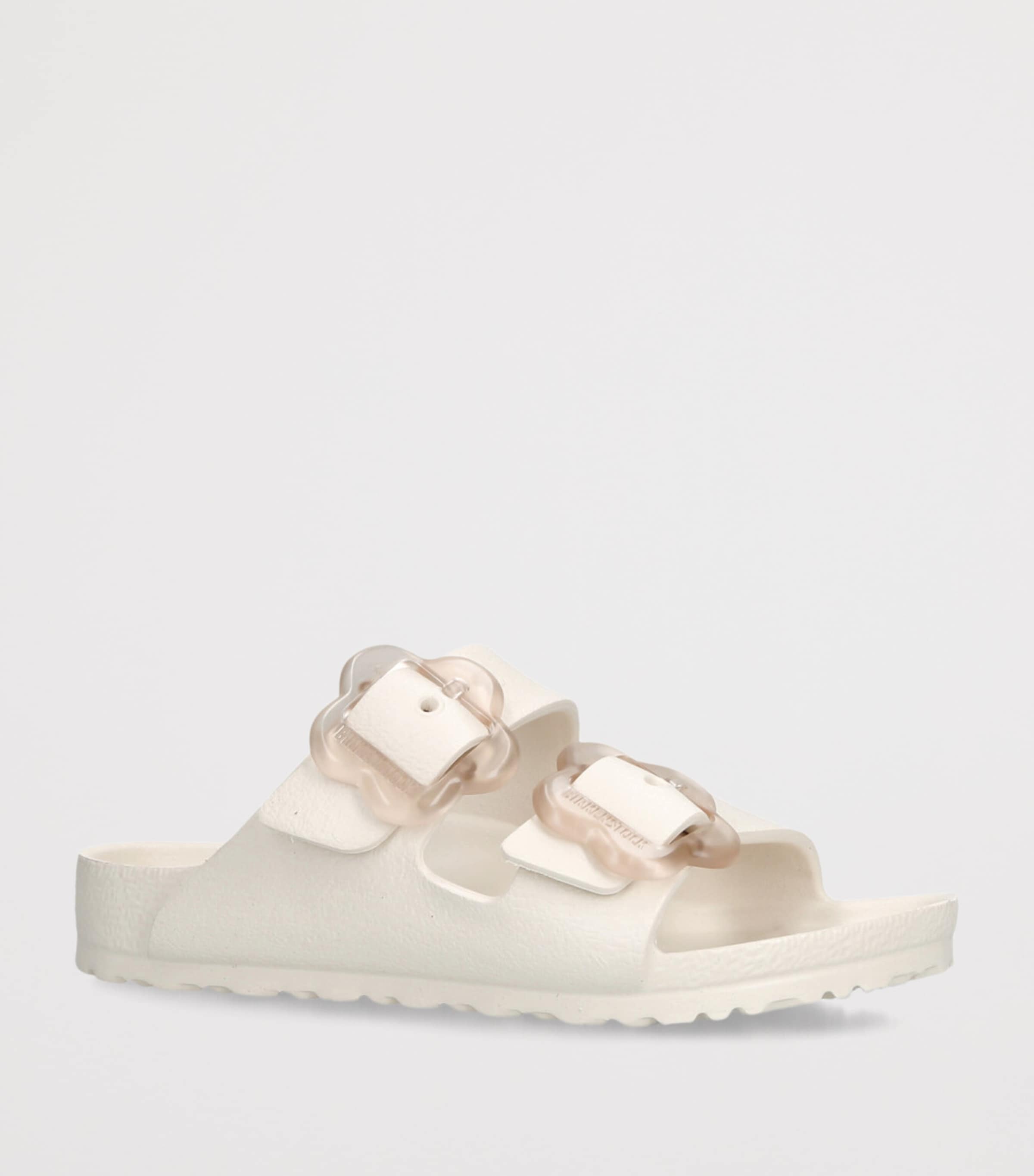 Birkenstock Arizona Flower Sandals White Image 3