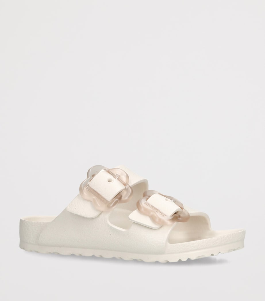 Birkenstock Arizona Flower Sandals White Image 3