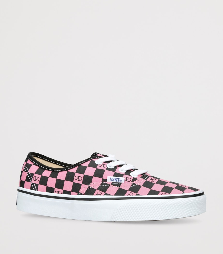 x Vans Canvas Checkerboard Sneakers PINK COMB Image 3