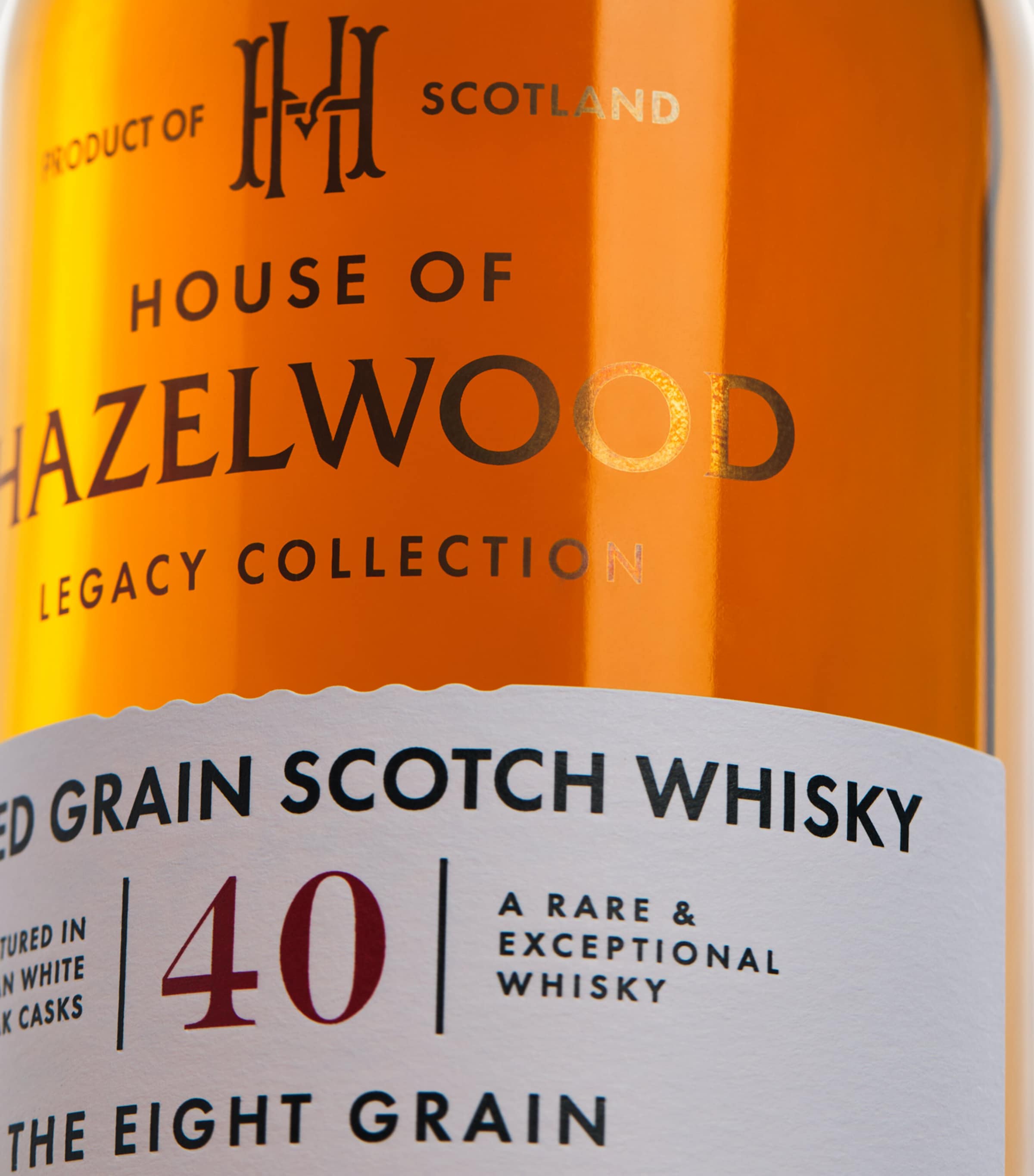 House of Hazelwood The Eight Grain 40-Year-Old Blended Whisky (70cl) Image 3