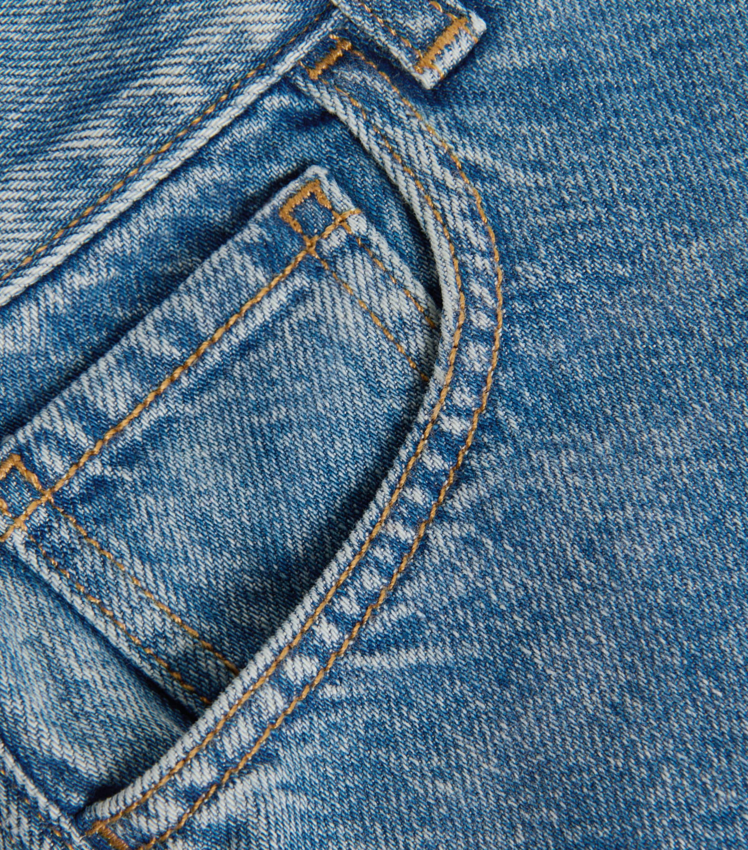 High-Rise Relaxed Denim Shorts  G8H ICE BLUE Image 2