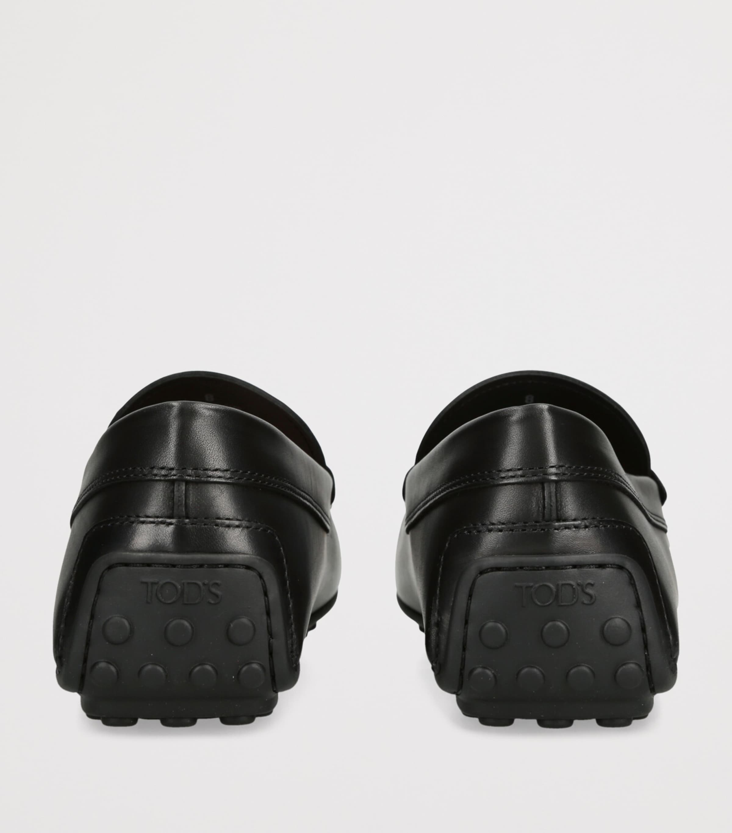 Tod's Leather City Gommino Loafers Black Image 2