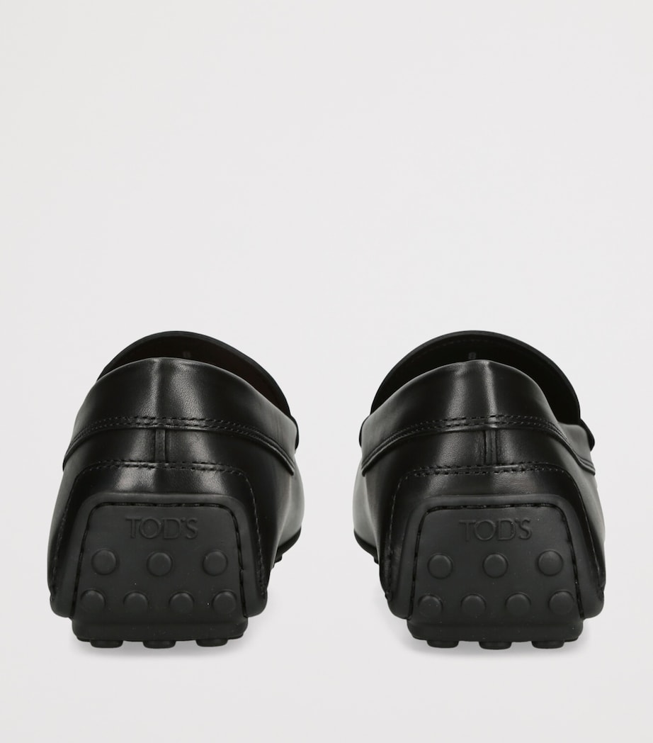 Leather City Gommino Loafers BLACK Image 2