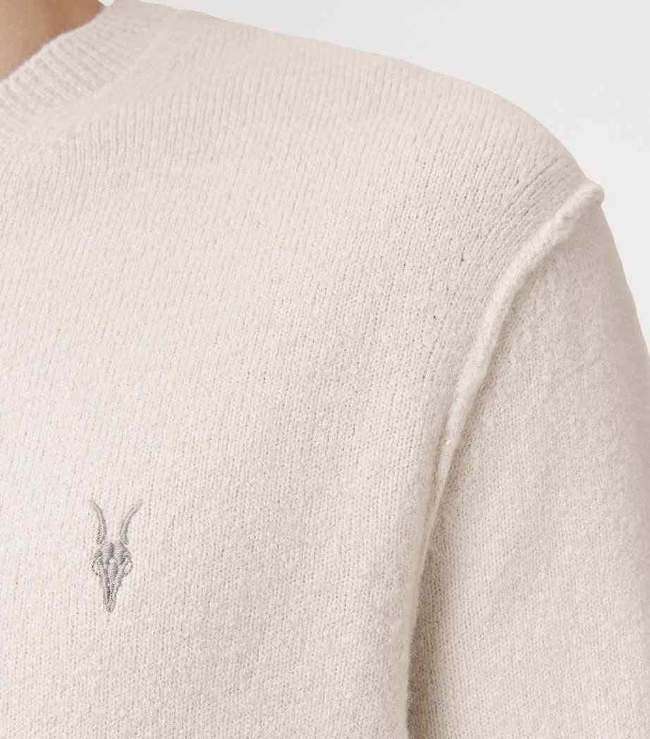 Crew-Neck Statten Sweatshirt CLOUDY WHITE Image 9