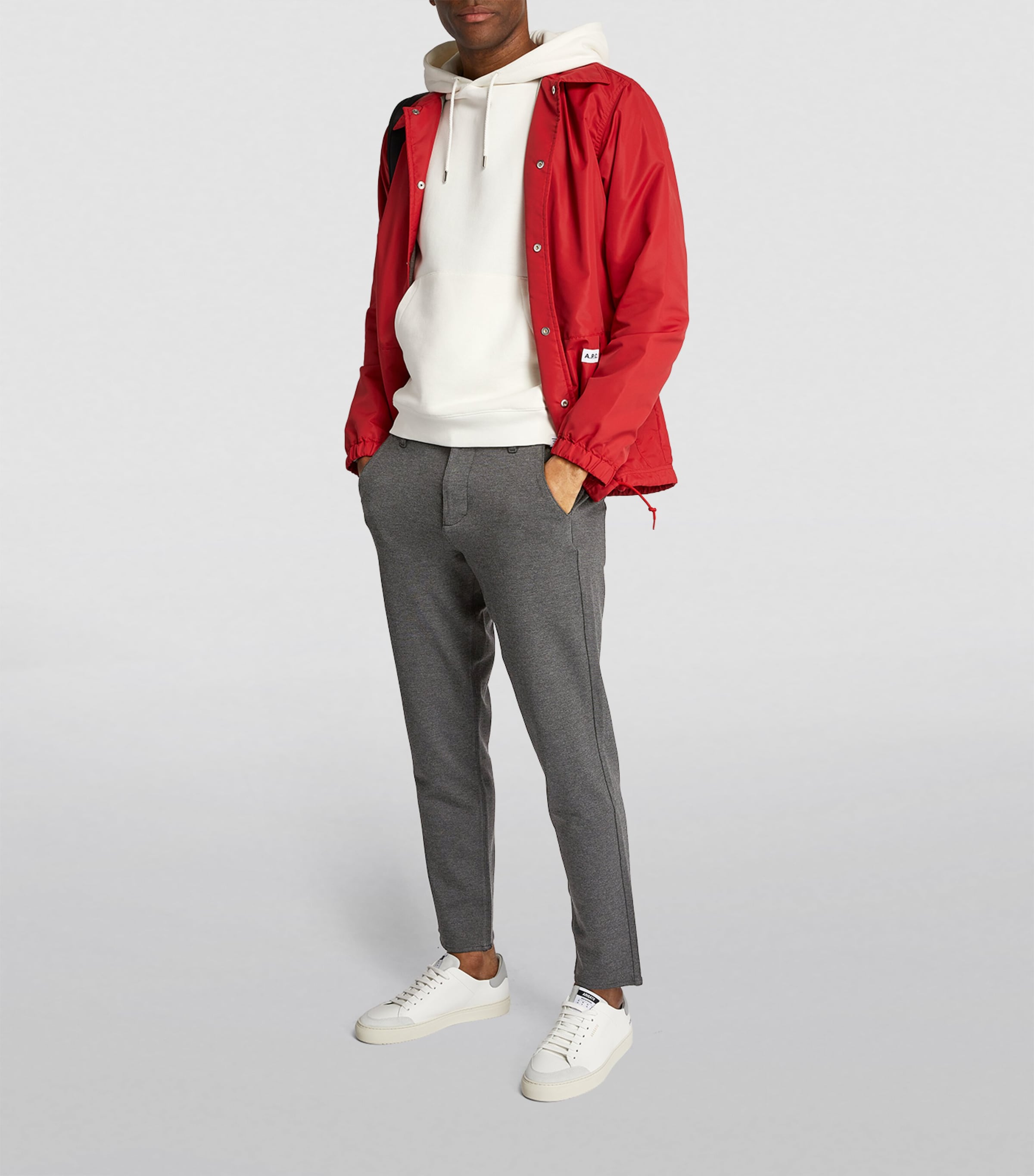 Double-Knit Travel Chinos GREY Image 2