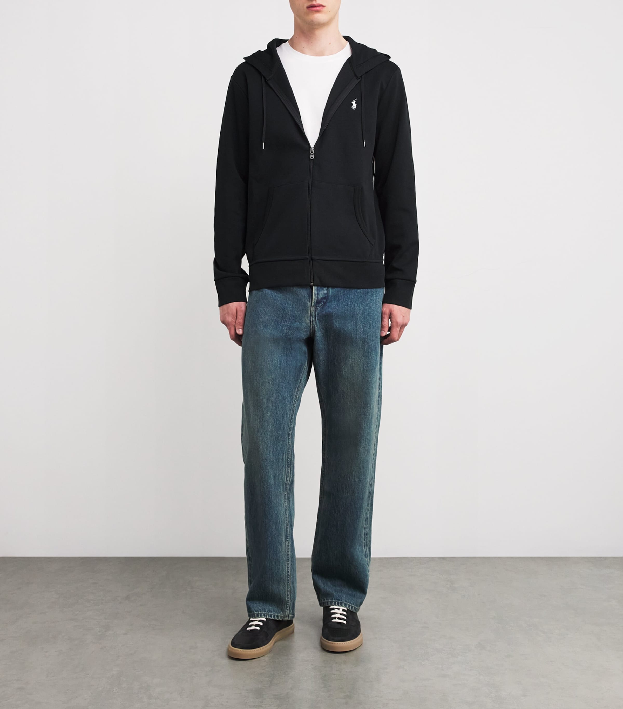 Polo Pony Zip-Up Hoodie POLO BLACK Image 2