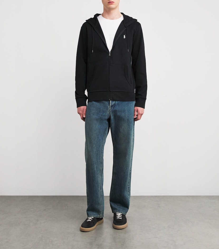 Polo Pony Zip-Up Hoodie POLO BLACK Image 2