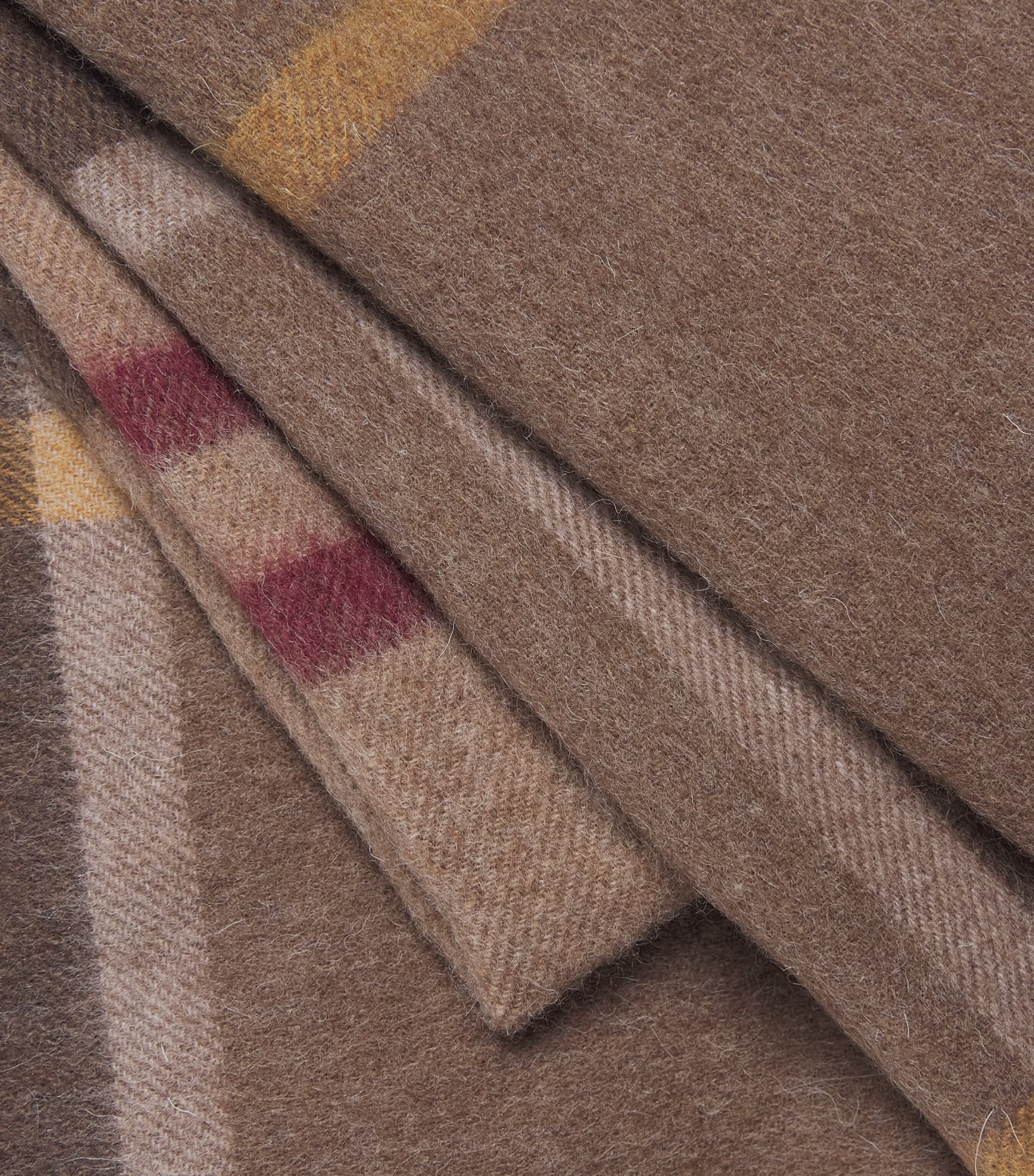 Barbour Lambswool Tartan Rosefield Scarf Muted Tartan Image 2