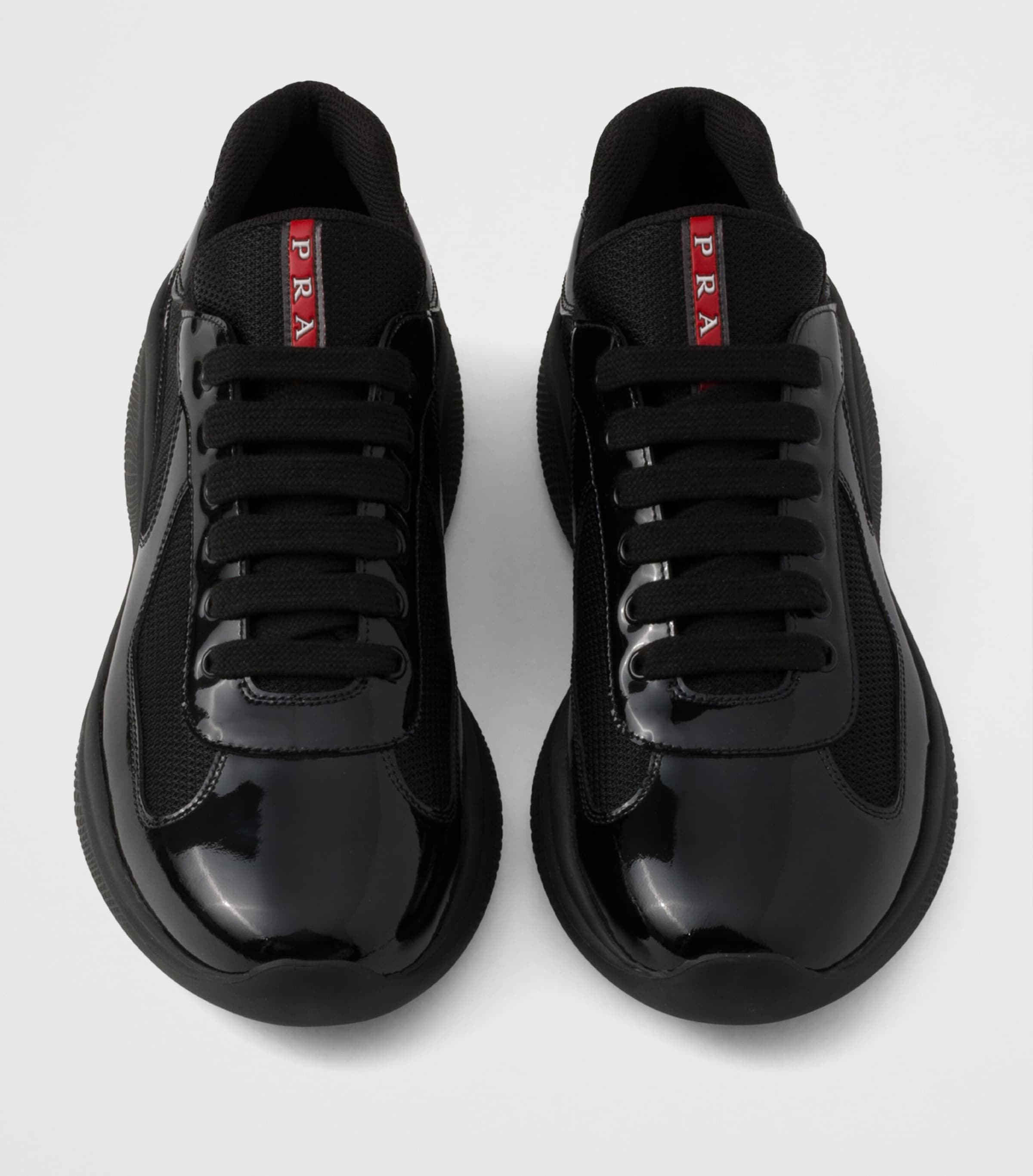 Patent Leather-Blend America's Cup Sneakers F0002 Image 3