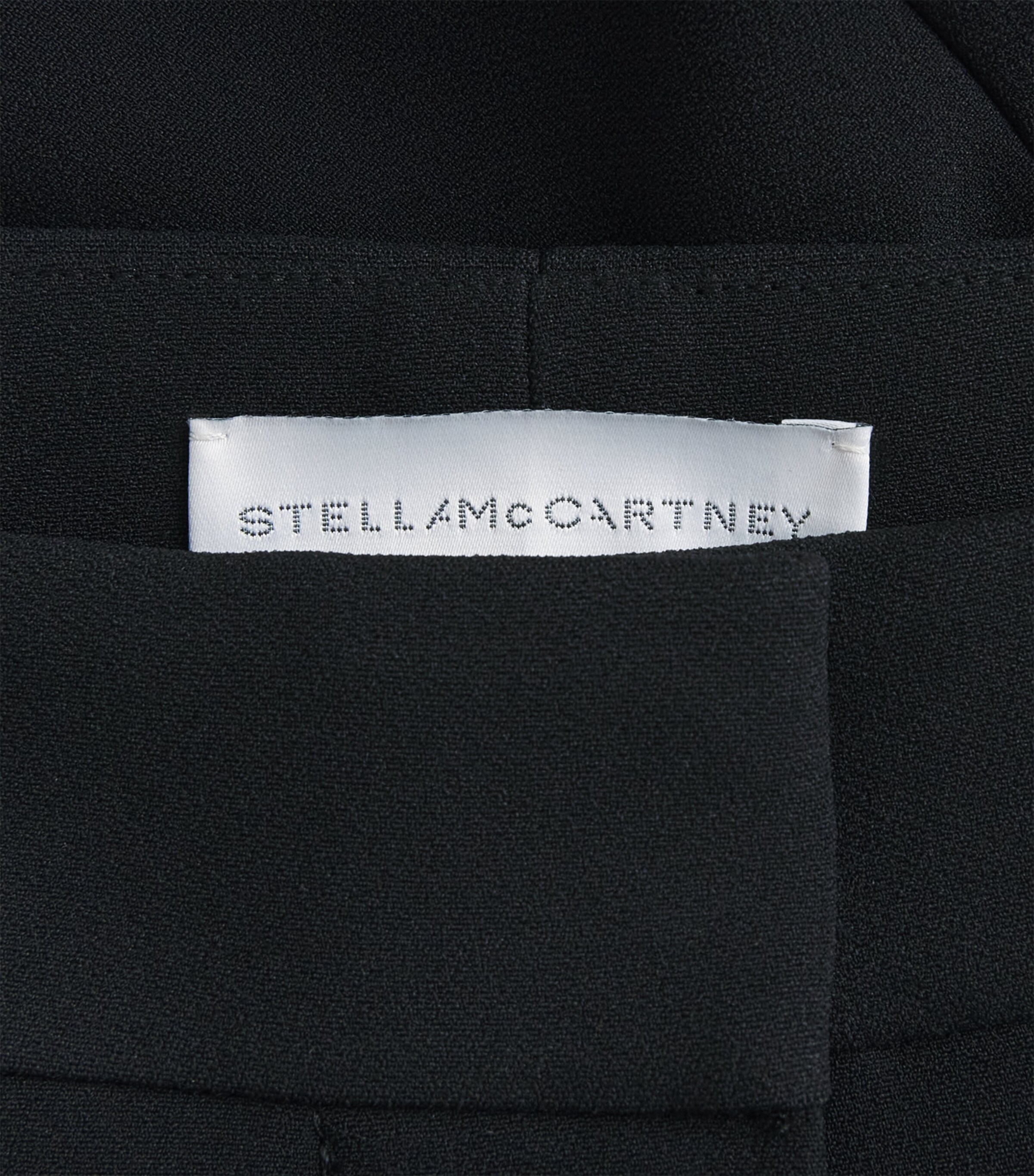 Stella McCartney Womens Crepe Tapered Leggings Black Image 6