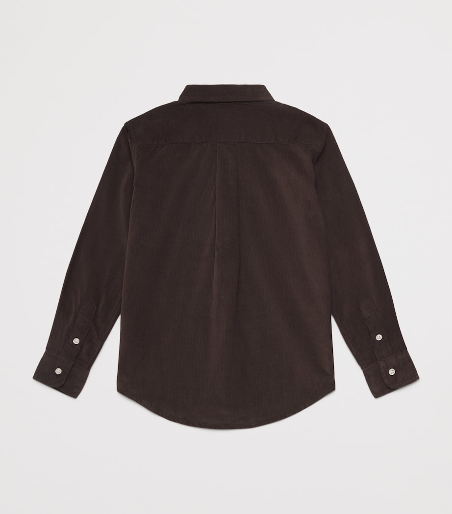 Corduroy Polo Pony Shirt (2-7 Years) BROWN Image 2