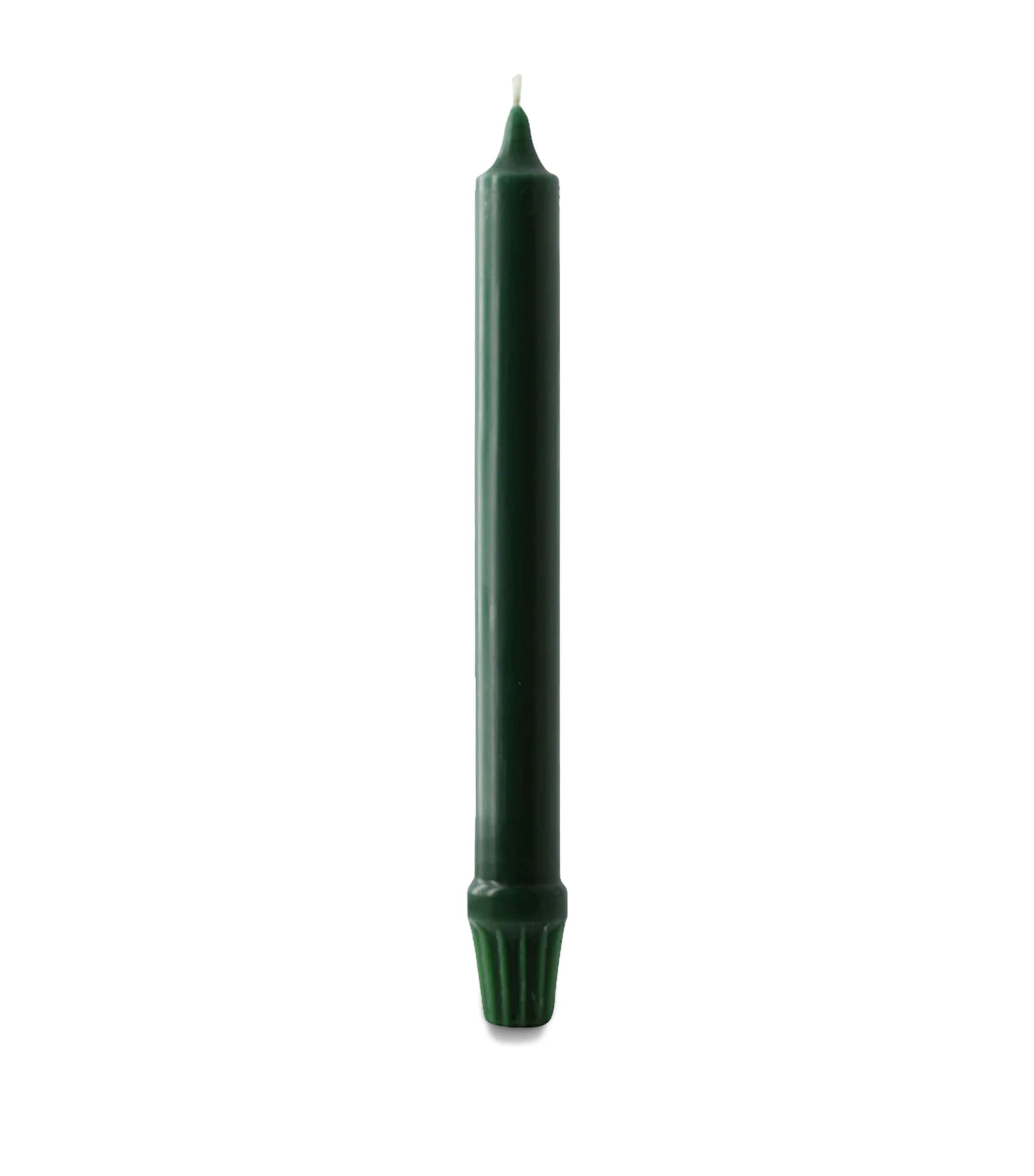 Charles Farris Royal Fluted Candles (Box of 12) Evergreen Image 1