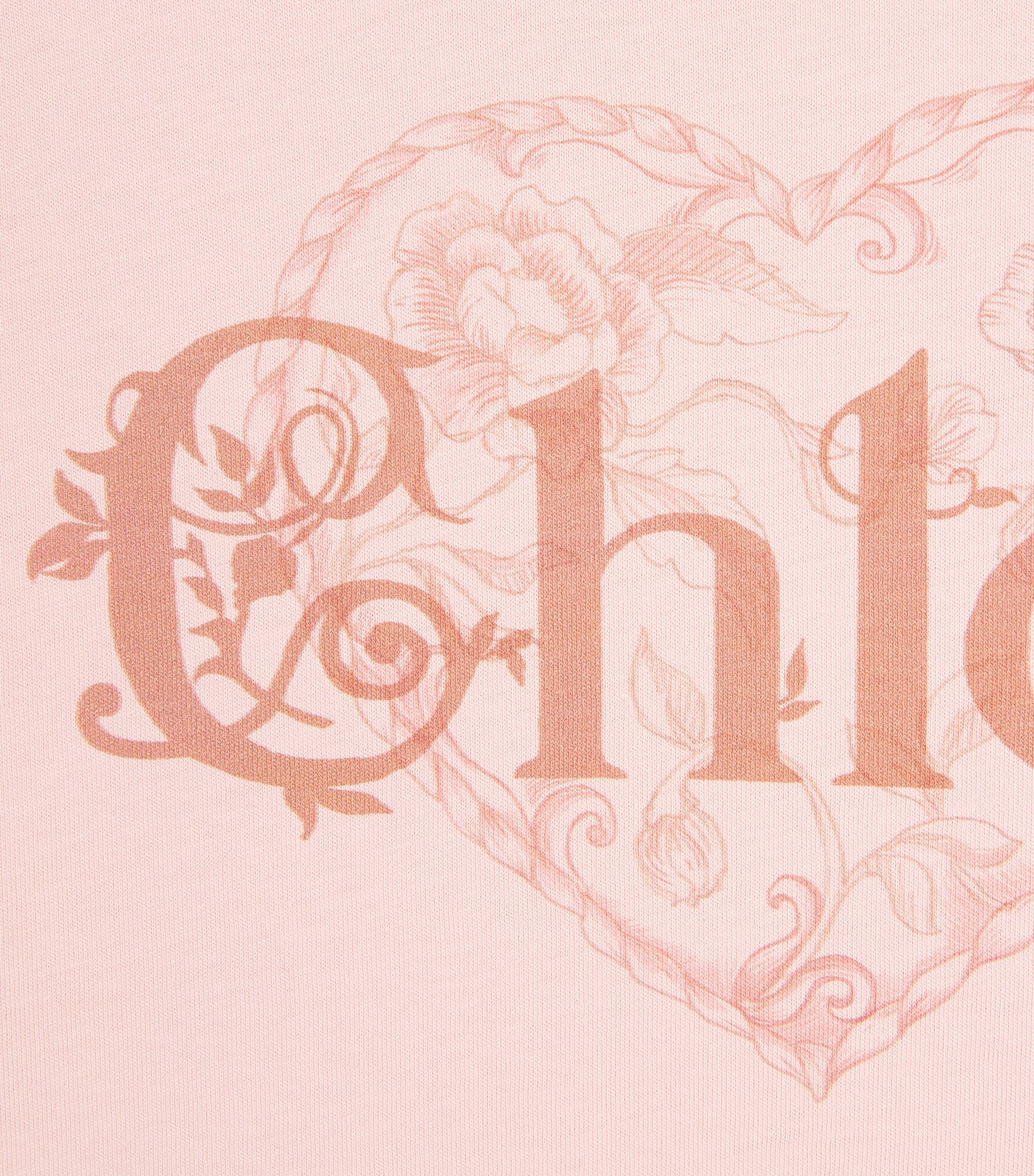 Chloé Kids Cotton Print Logo T-Shirt (4-14 Years) Pink Image 3