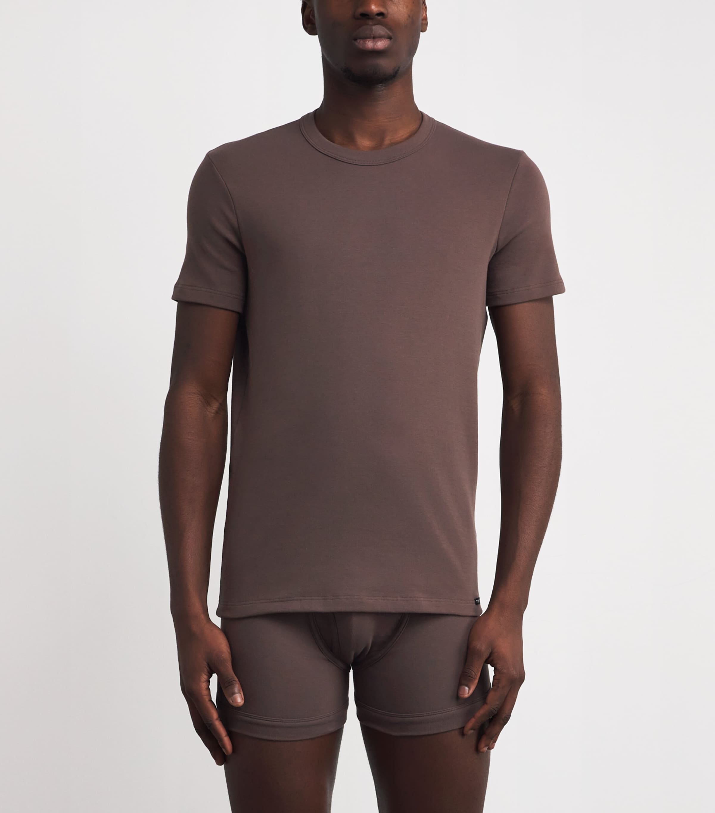 Stretch-Cotton T-Shirt 206 NUDE 8 Image 2