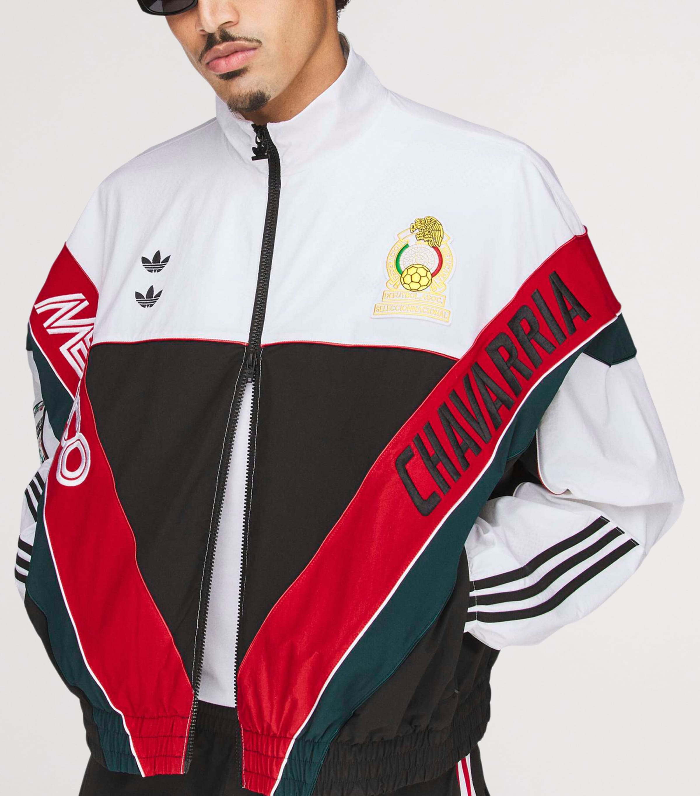 Willy Chavarria White x adidas Originals Anthem Track Jacket