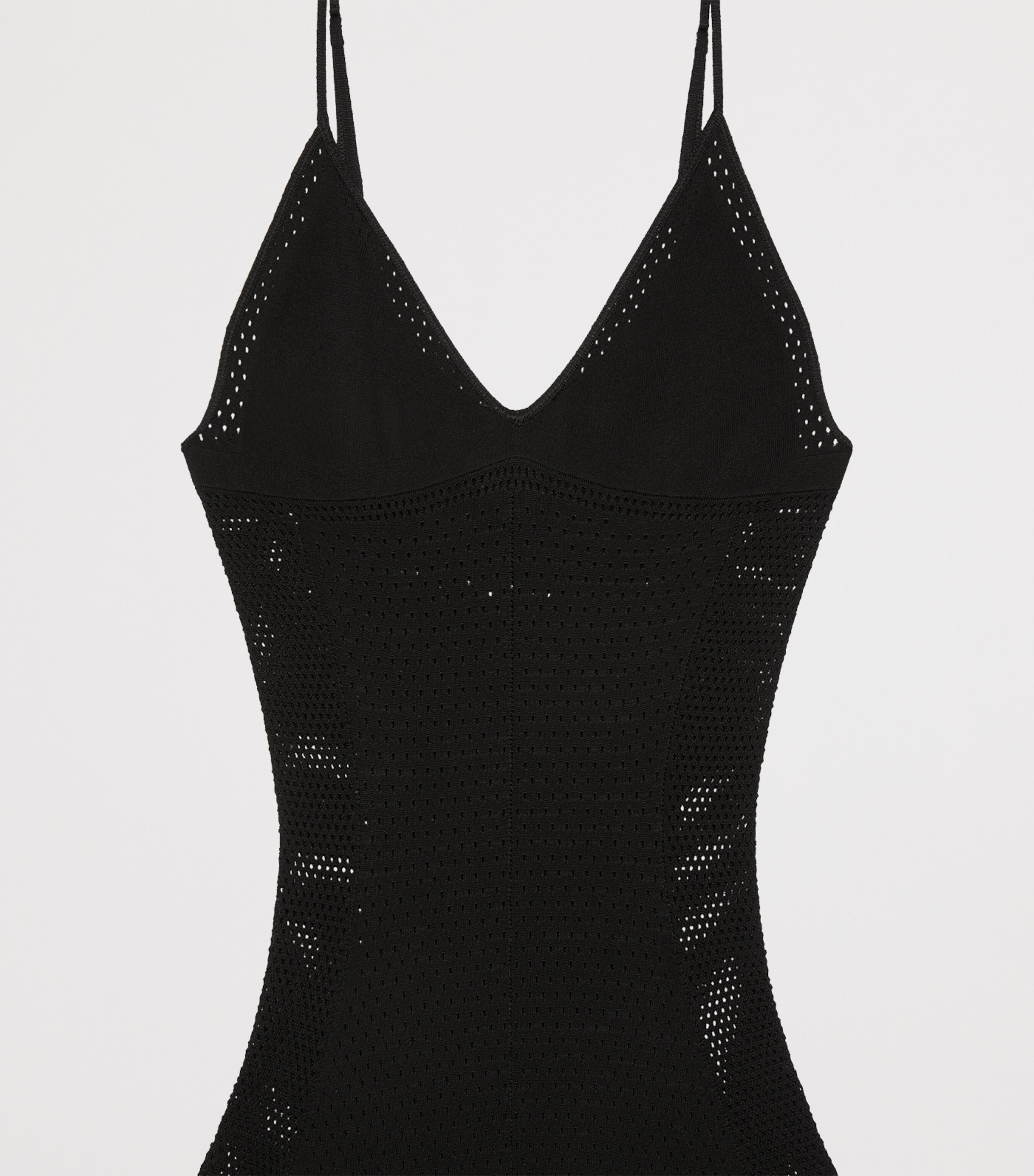 Givenchy Womens Mesh Maxi Dress Black Image 4