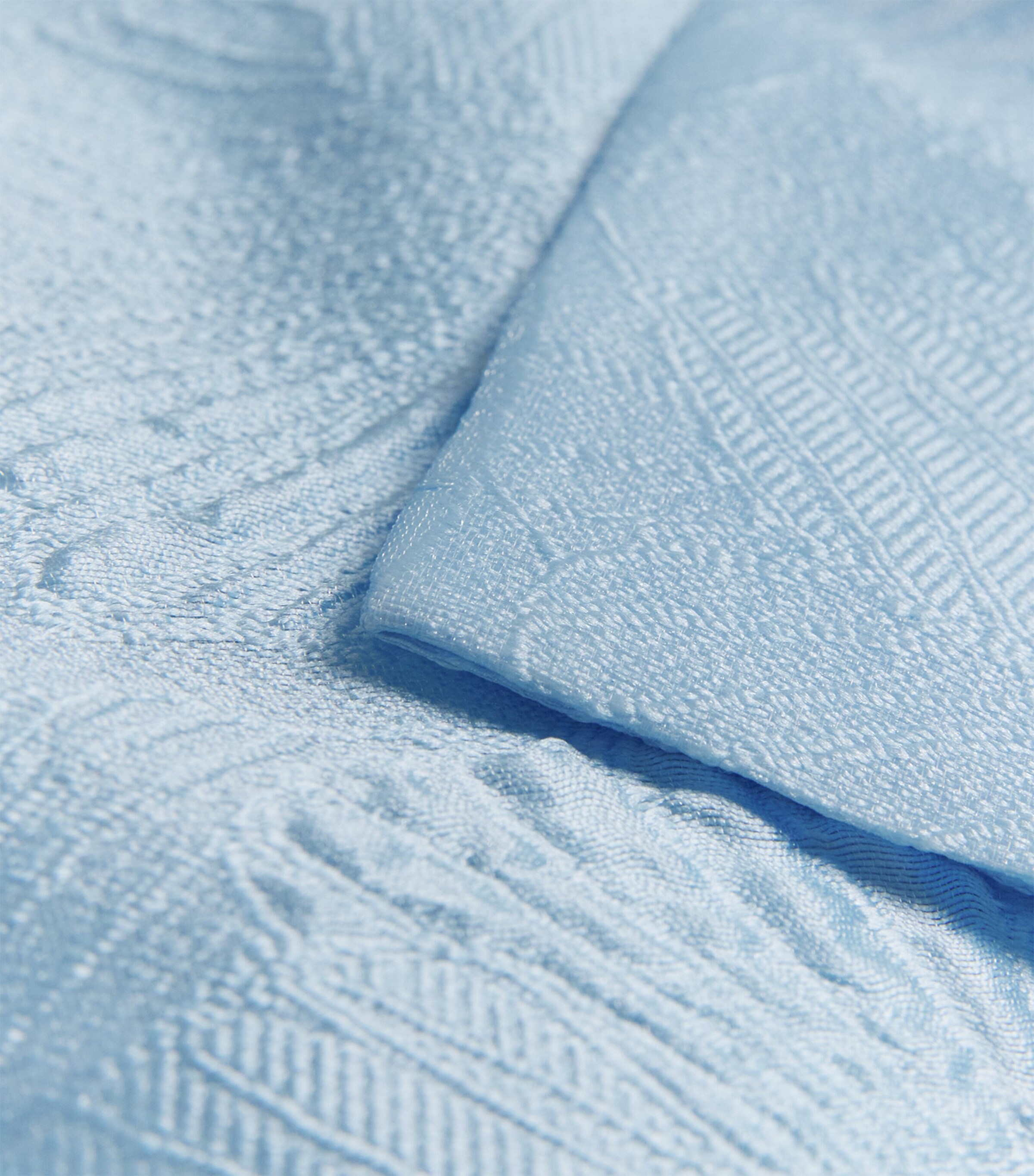 Talbot Runhof Womens Jacquard Cropped Jacket Sky Image 5