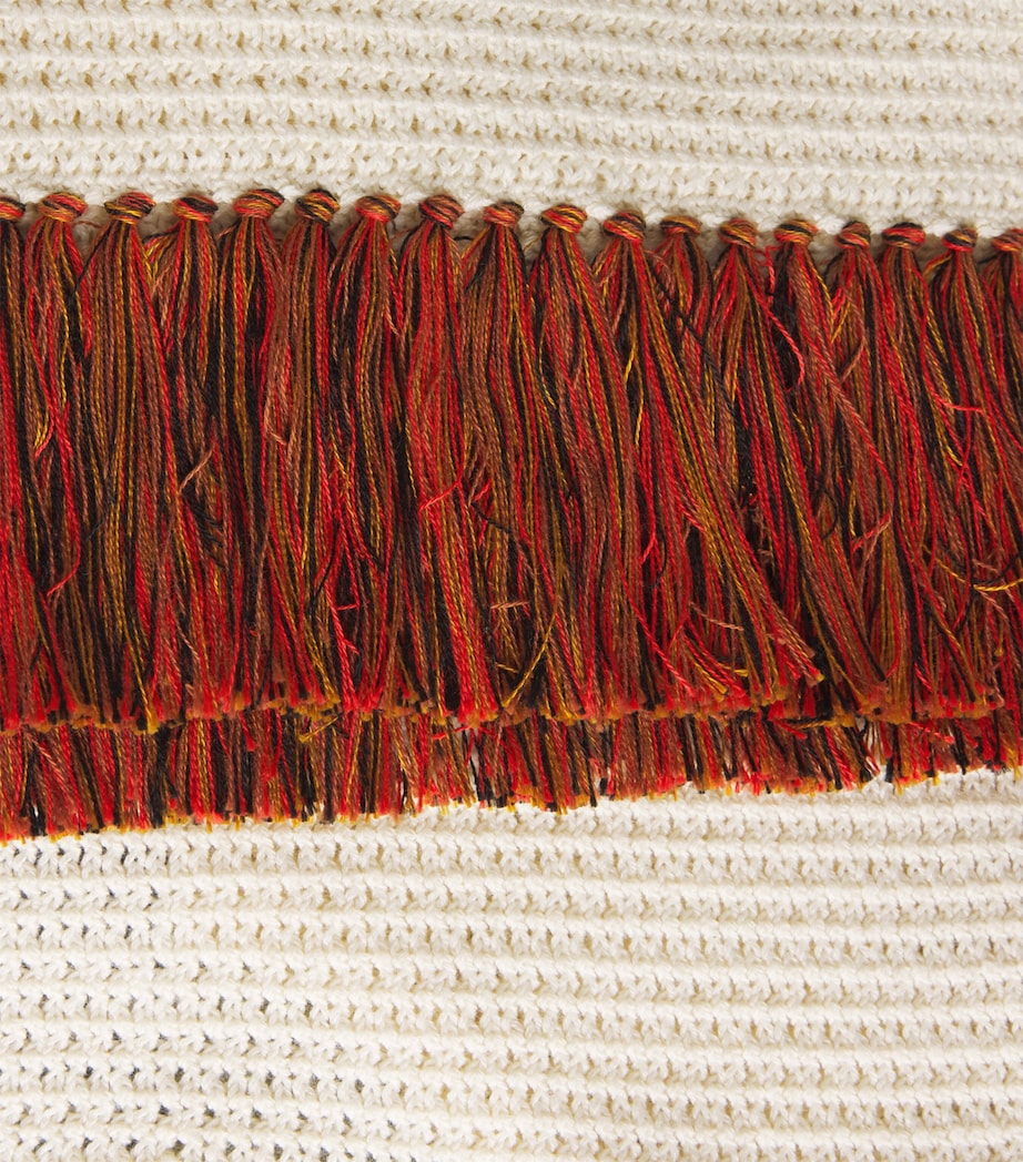 Crochet Fringe Amada T-Shirt IVORY Image 5