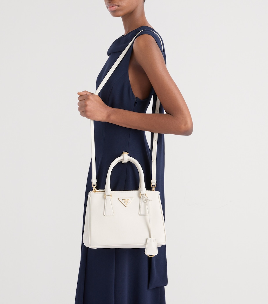 Small Leather Galleria Top-Handle Bag F0009 Image 6