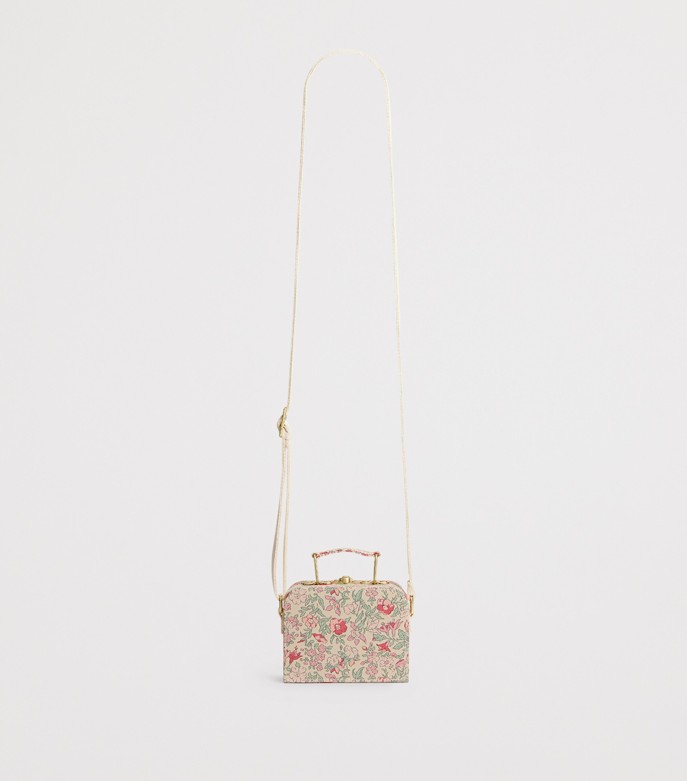 Bonpoint Aimaine Vanity Case Cross-Body Bag Fl Framboise Image 2