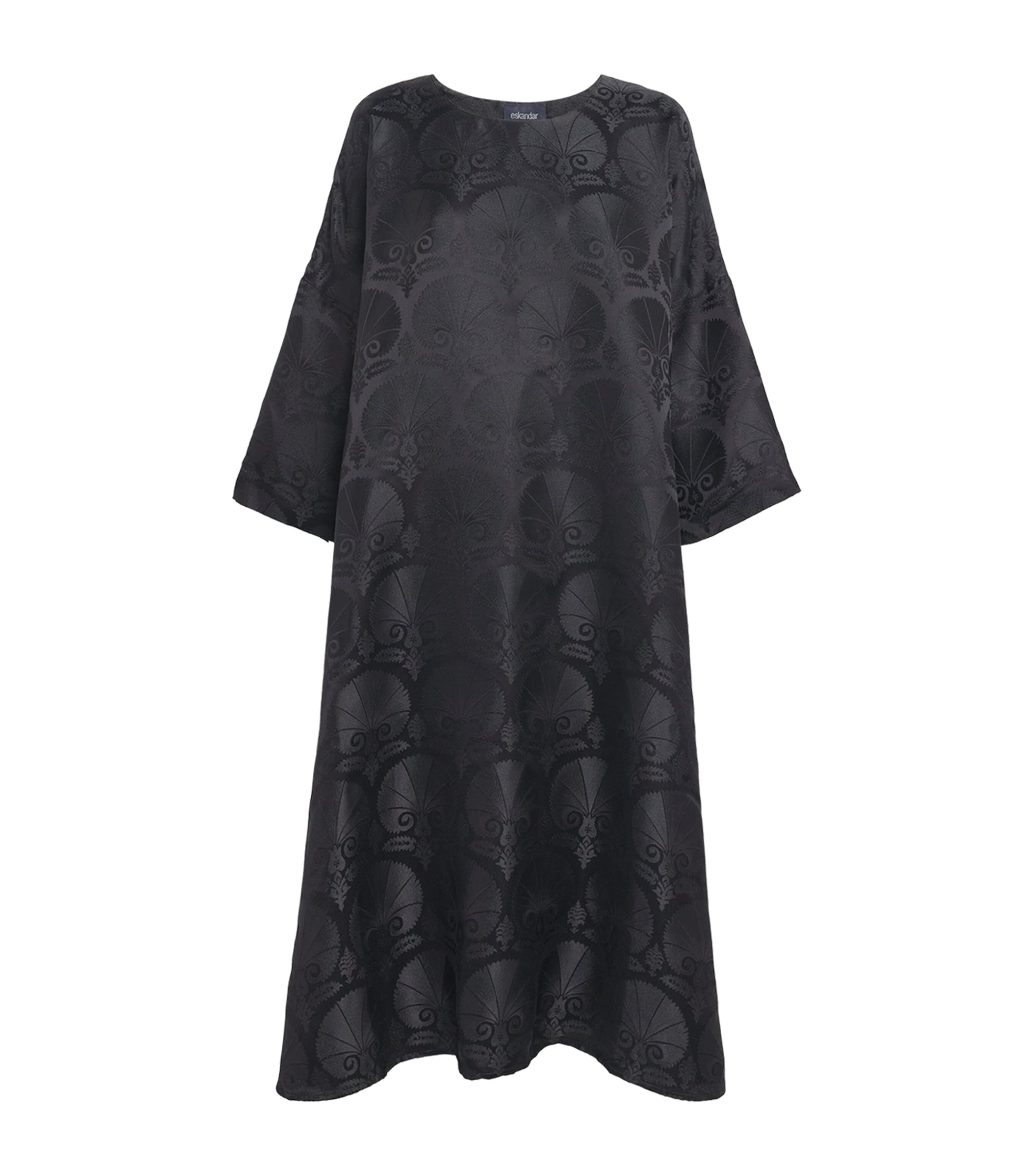 Eskandar Jacquard Imperial Midi Dress