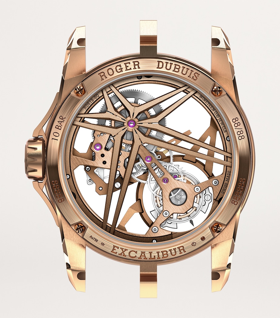 Roger Dubuis Rose Gold Excalibur Monotourbillon Watch 42mm Clear Image 3