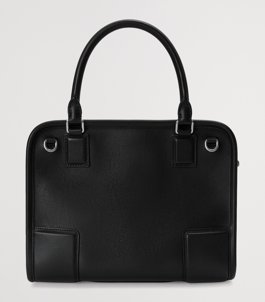 LOEWE Small Leather Amazona 180 Top-Handle Bag Black Image 6