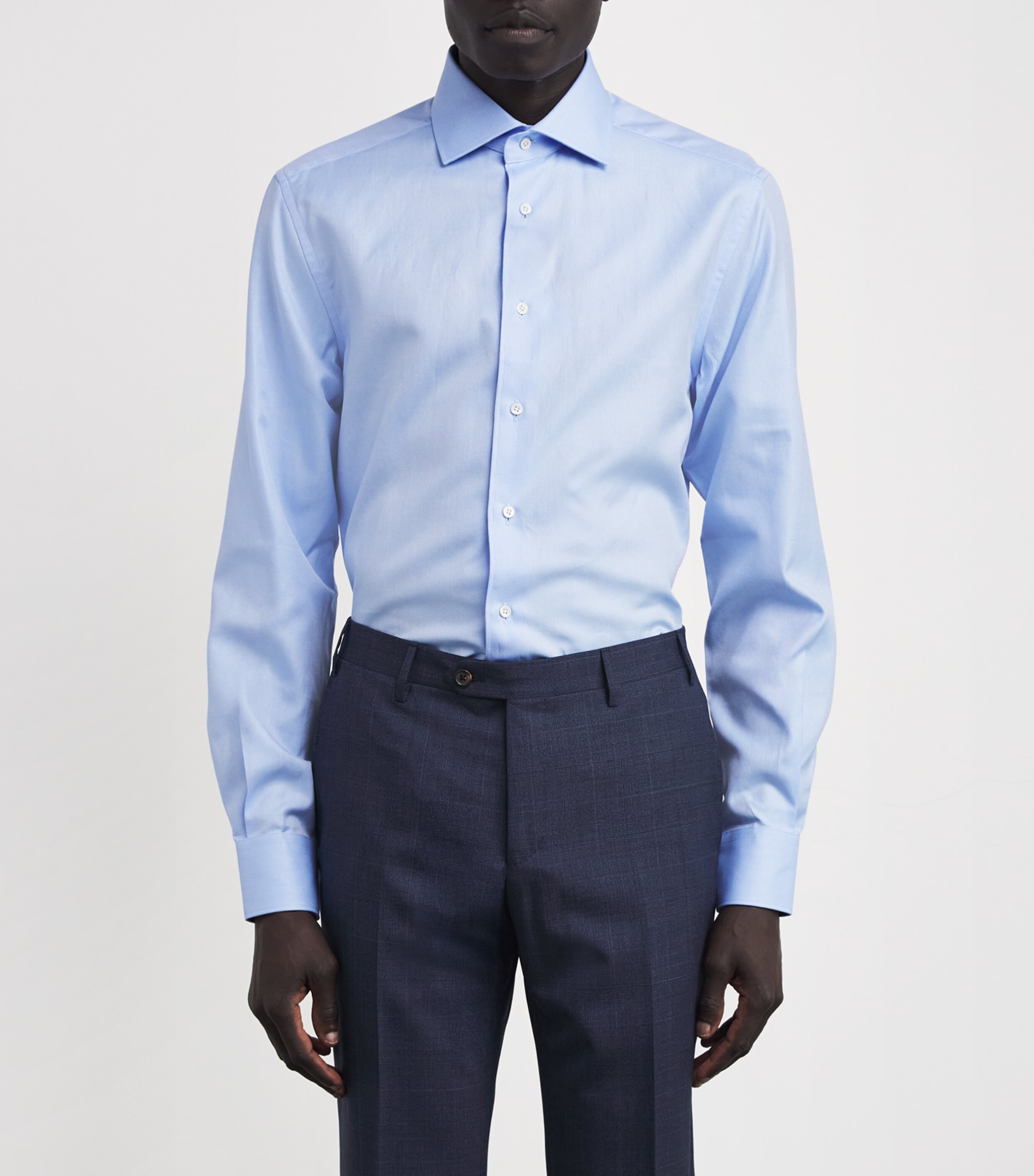 Cotton Formal Shirt 006 BLUE Image 3